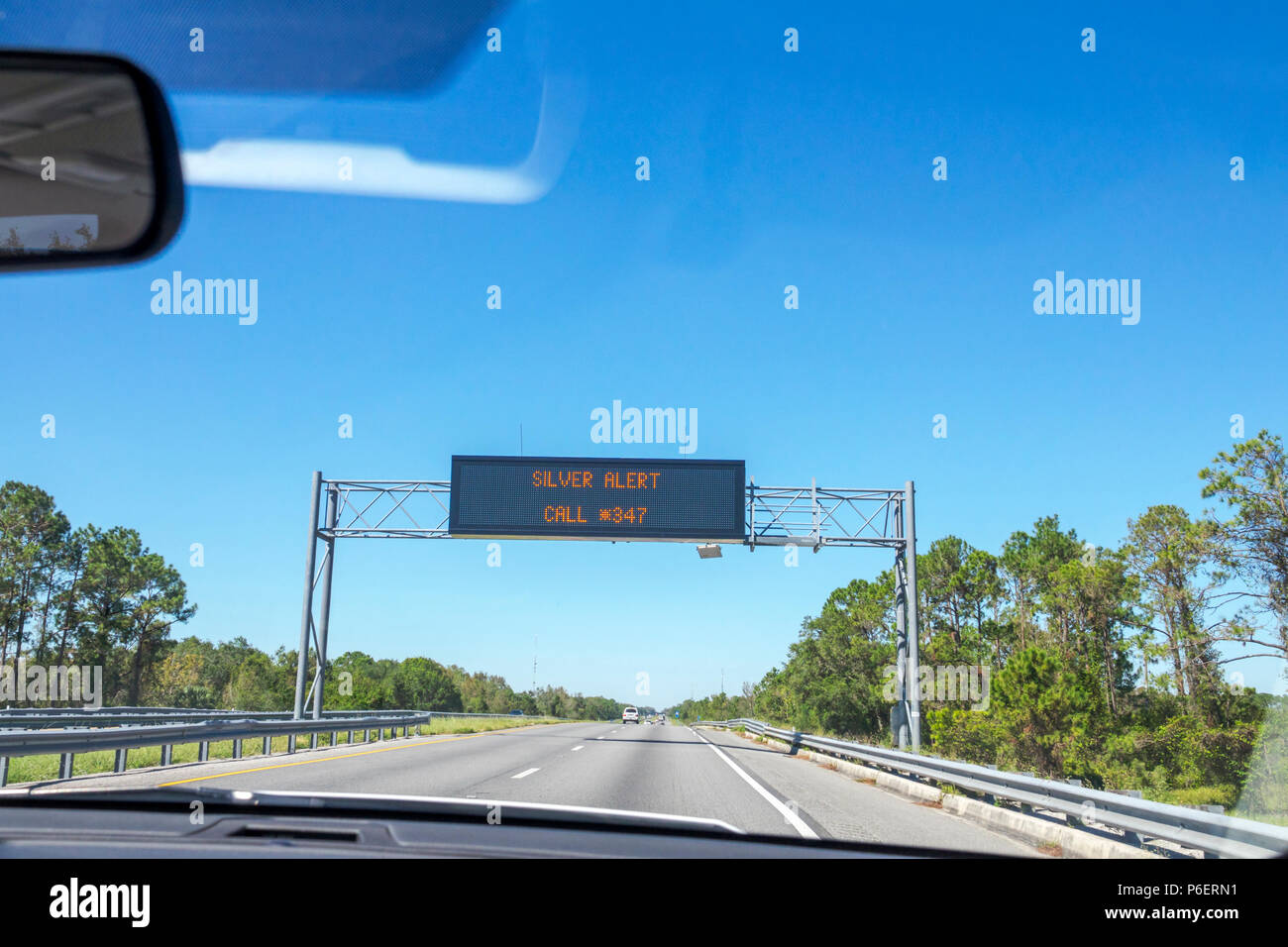 Florida,Fort Ft. Pierce,Florida's Turnpike toll road,electronic sign