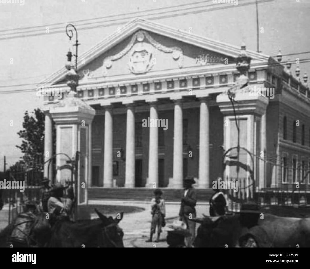 Español: Teatro Carrera en 1875 . 1875 9 Carretathetre1875 Stock Photo