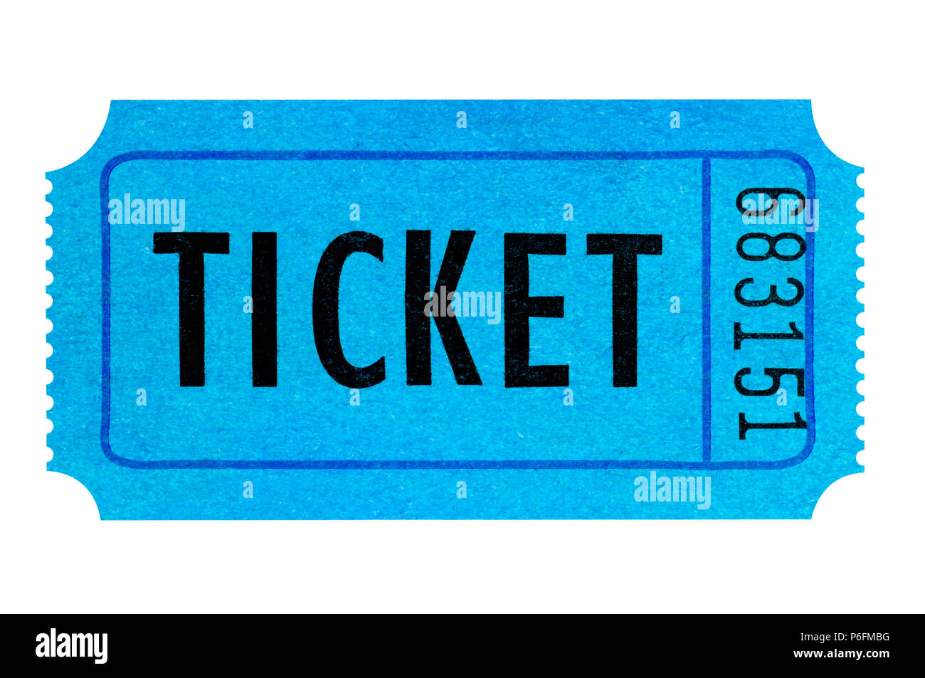 Blue ticket