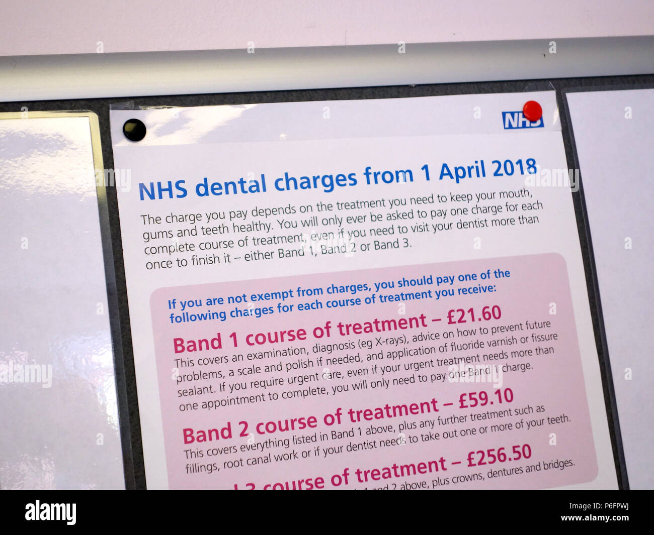 Nhs dental charges hires stock photography and images Alamy