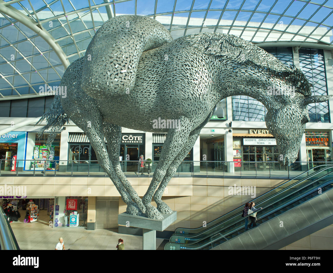 The Horse Sculpture Trinity Shopping Centre Leeds West Yorkshire UK