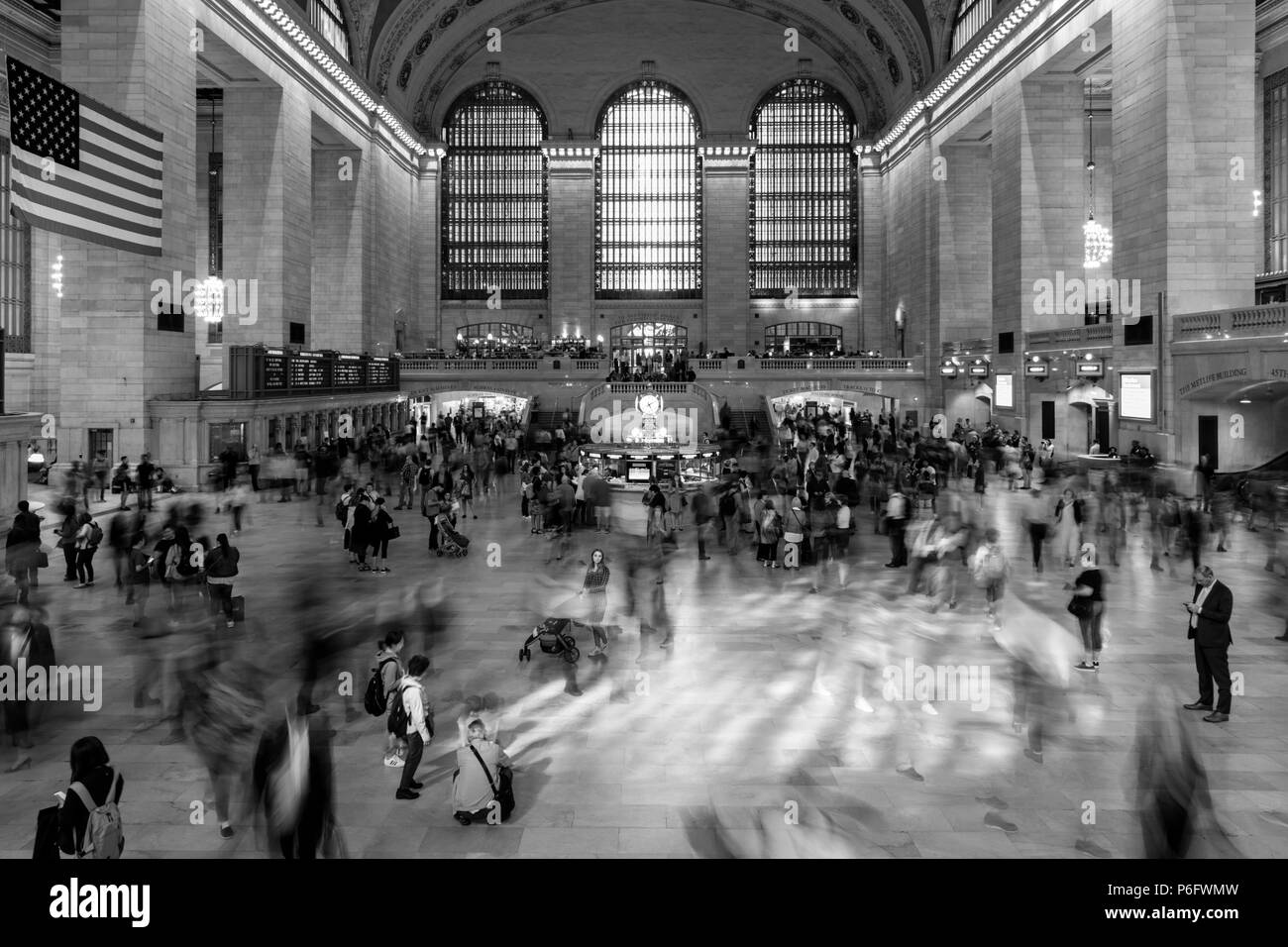 June 5, 2018, New York, New York, USA Passengers walking in great