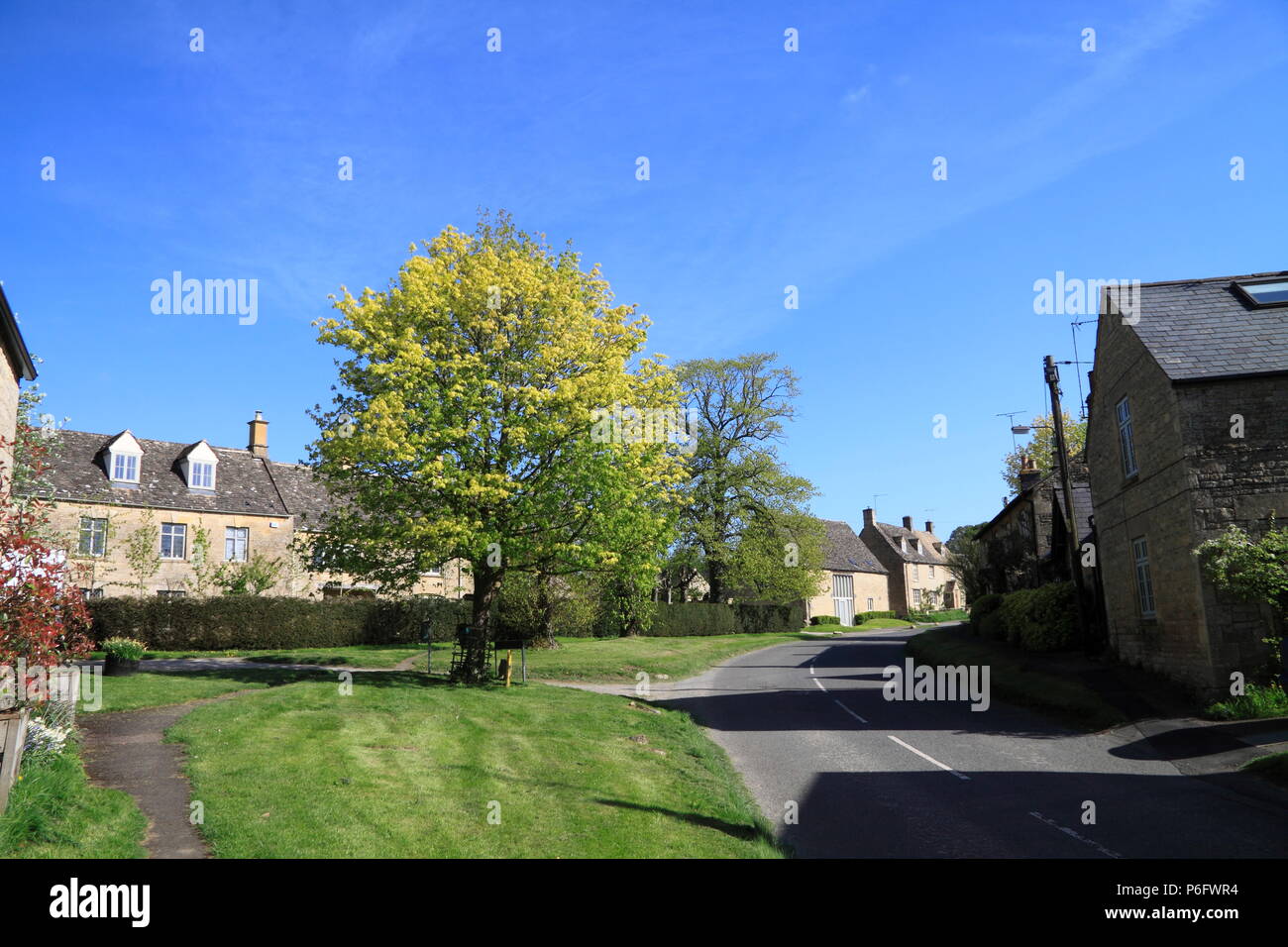 Churchill Village Oxfordshire Stock Photo Alamy