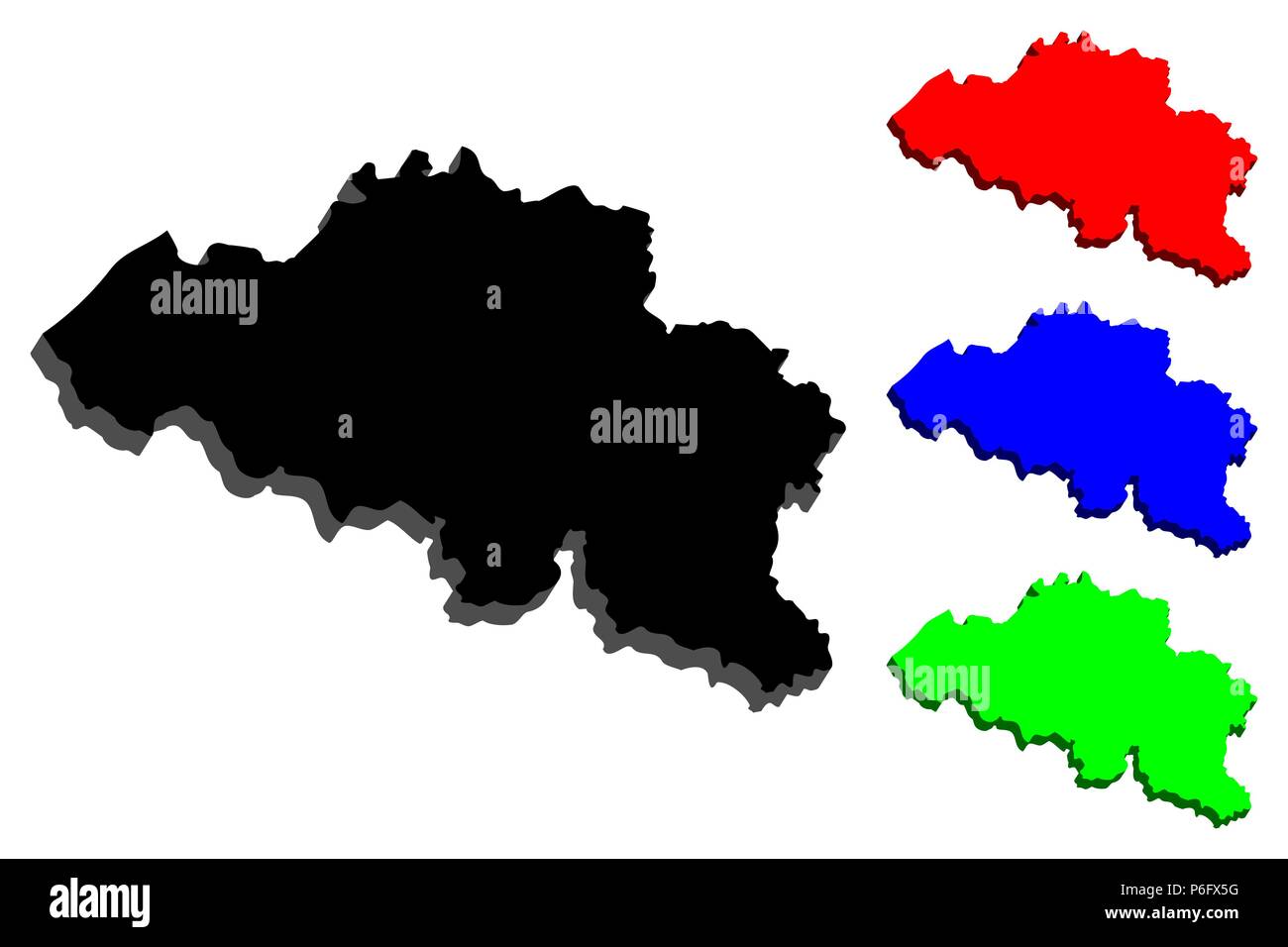 Topography map belgium 3d hi-res stock photography and images - Alamy