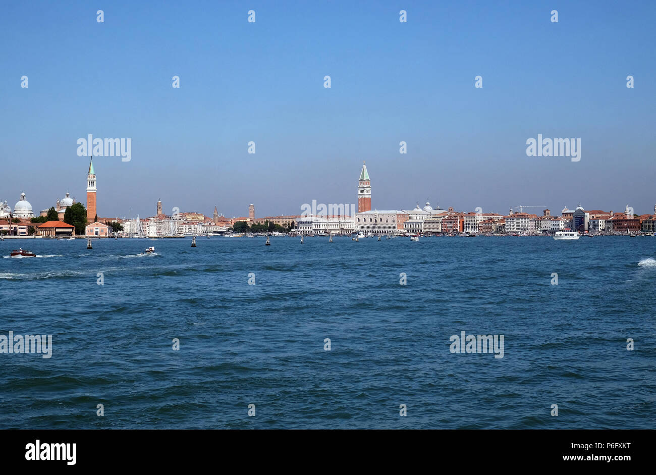 View of venice from cruise ship hi-res stock photography and images - Alamy