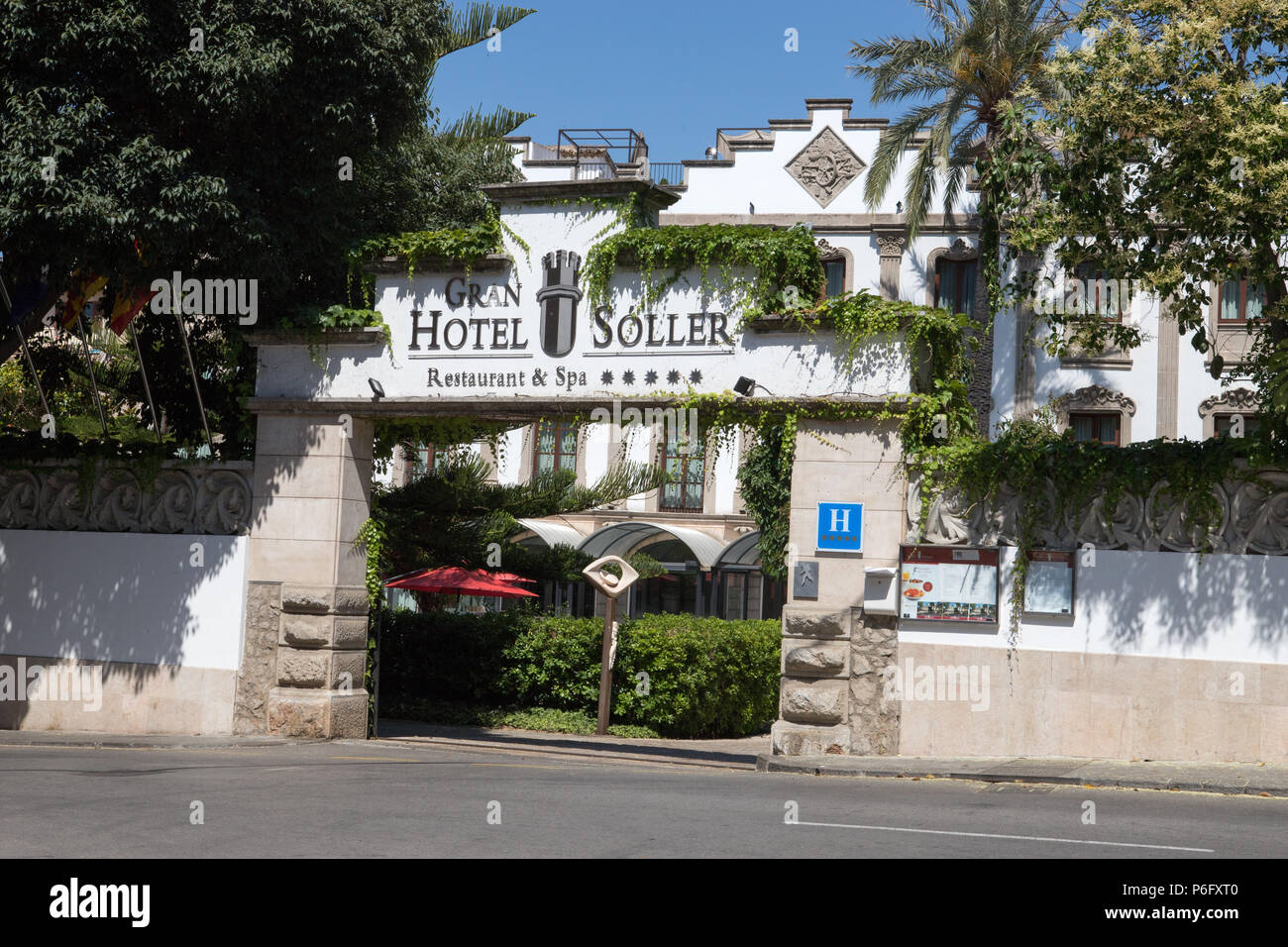 Hotel Soller, Mallorca Balearic islands Spain Stock Photo