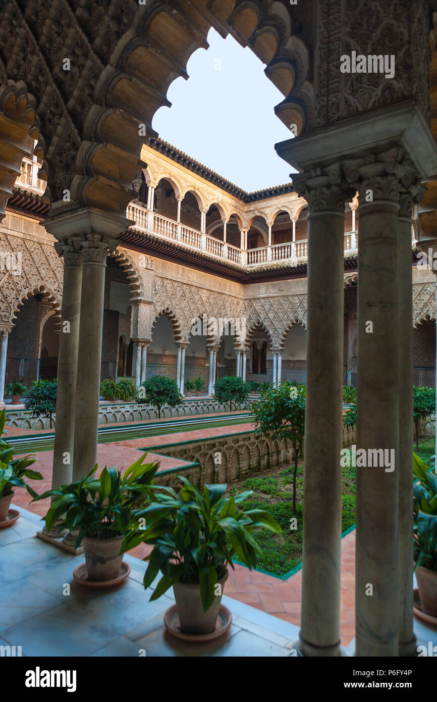 Patio de las Doncellas in the Palacio del Rey Don Pedro, Alcázar
