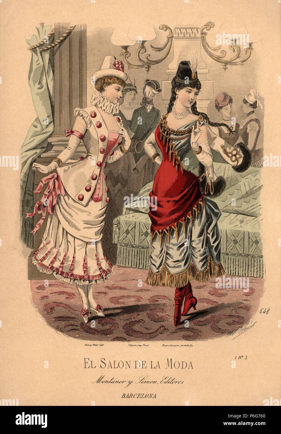 Moda mujer 1870 hi-res stock photography and images - Alamy, image size:901x1390