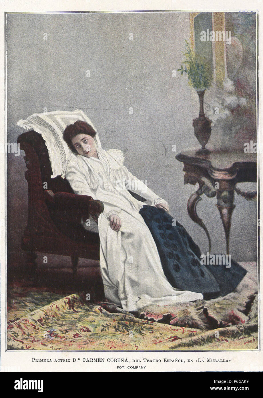 190203, El Teatro, Carmen Cobeña, Compañy Stock Photo Alamy