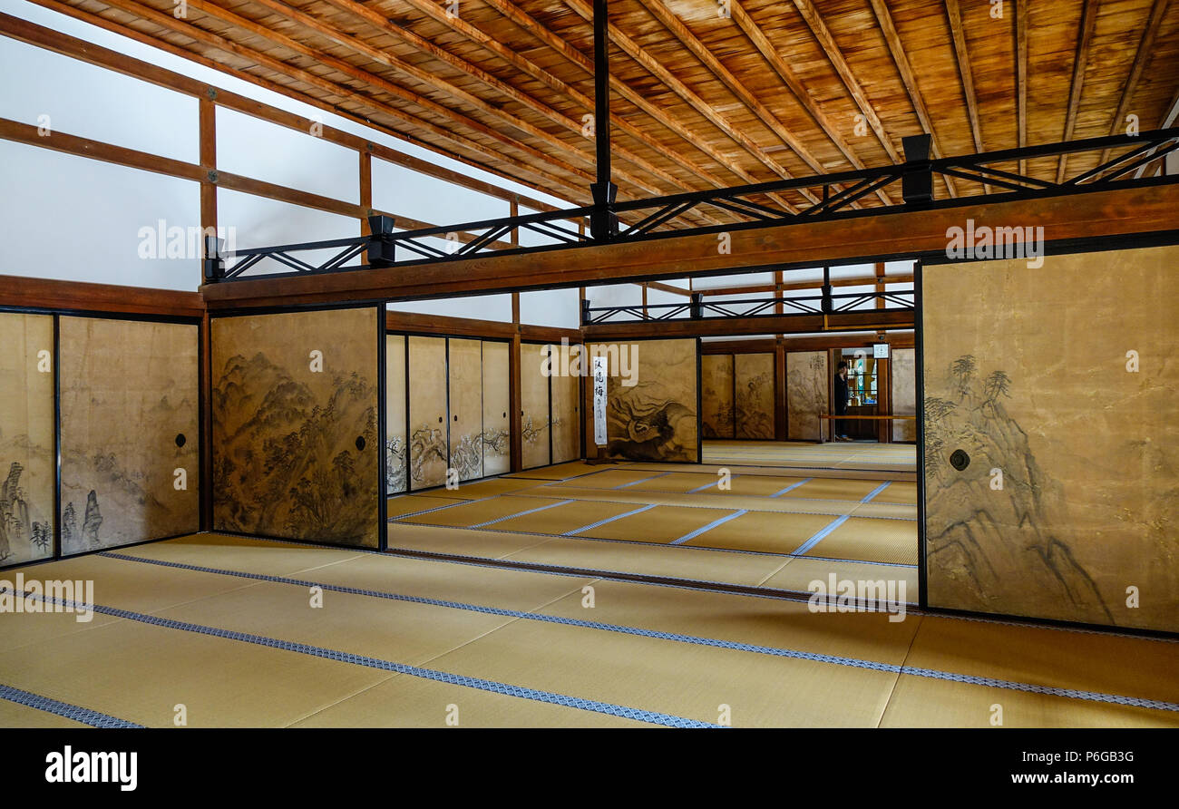 Kyoto Japan Dec 26 2015 Interior Of A Traditional