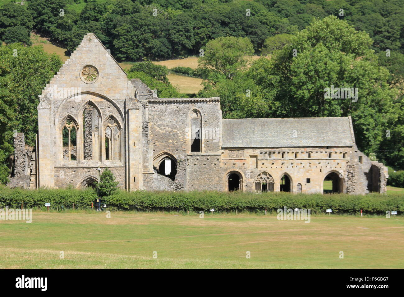 Valle Crucis Abbey. Valley of the Cross Llantysilio Stock Photo