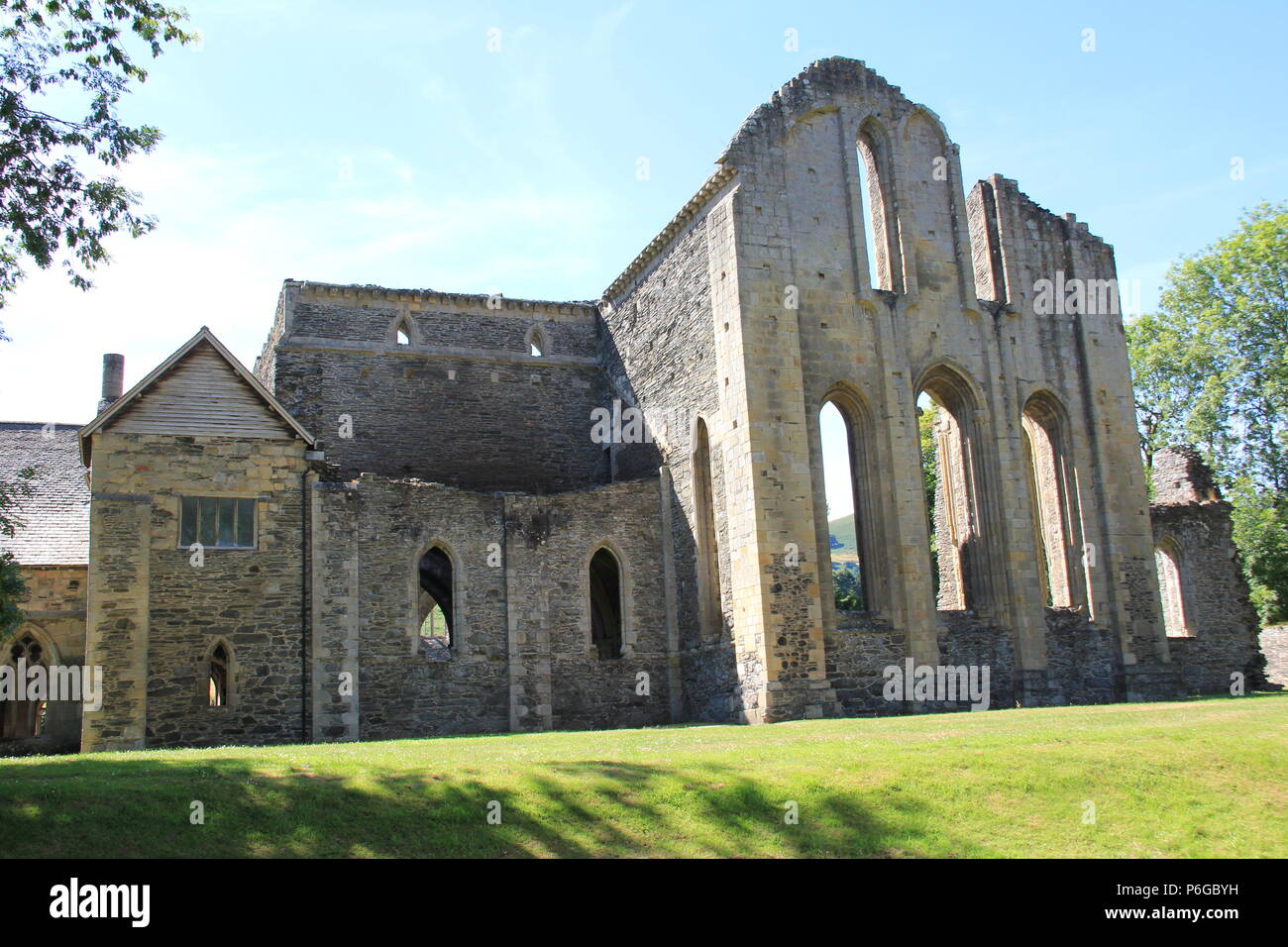 Valle Crucis Abbey. Valley of the Cross Llantysilio Stock Photo