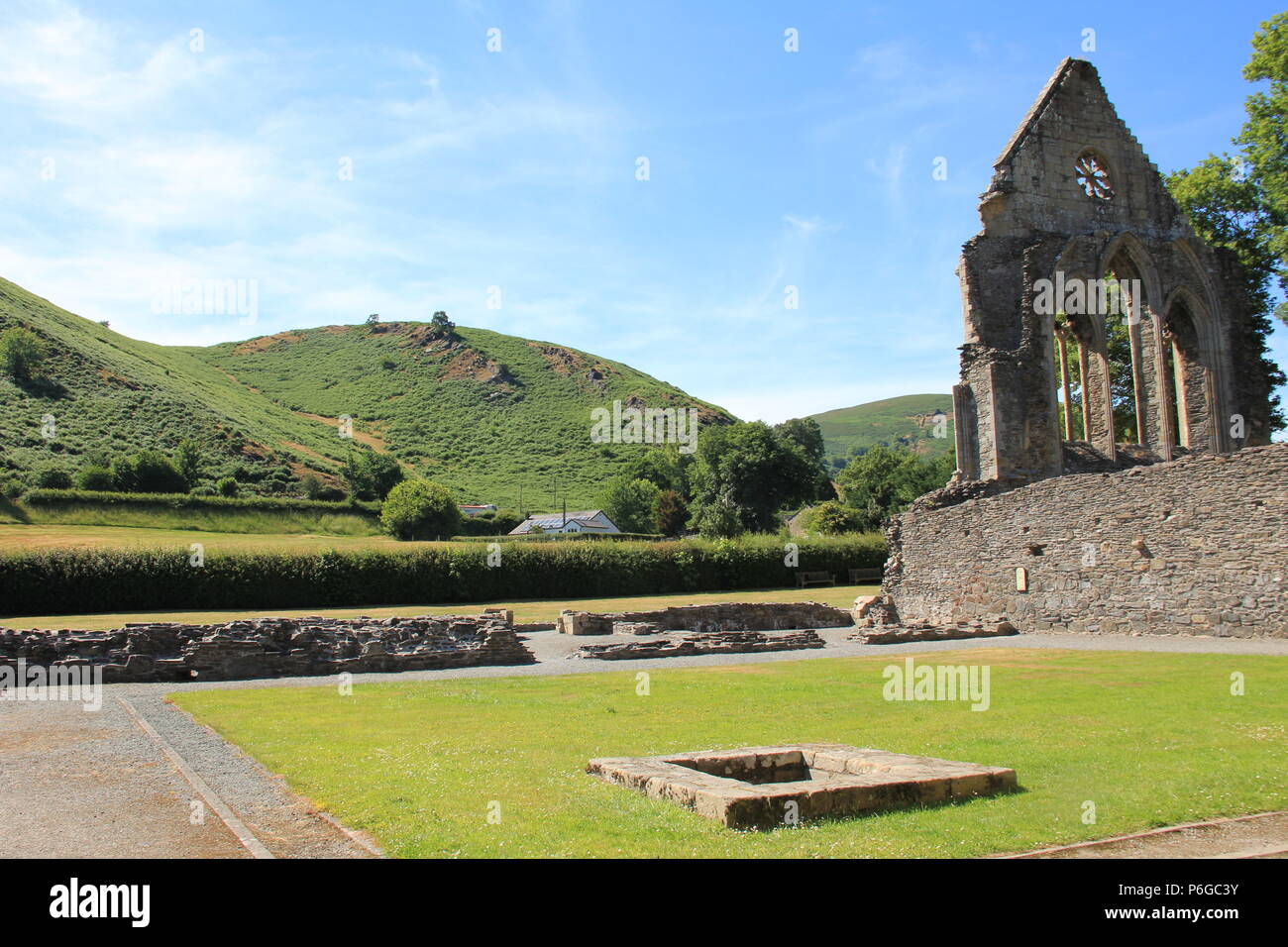 Valle Crucis Abbey. Valley of the Cross Llantysilio Stock Photo