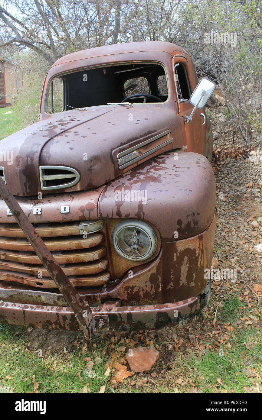 Abandoned car park utah hi-res stock photography and images - Alamy