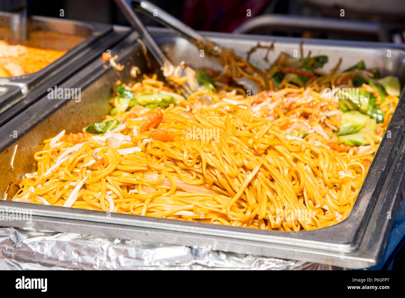 Popular Asian Street Food Dishes Food Street Market Reading, United