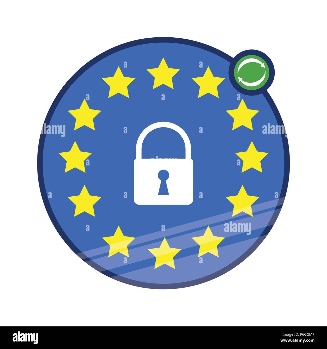 Privacy Policy Update Icon Stock Vector