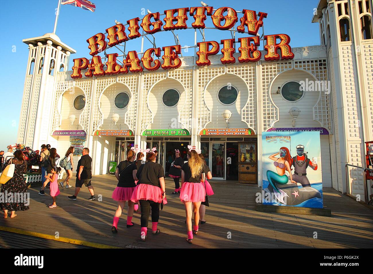 Brighton's Palace Pier Stock Photo