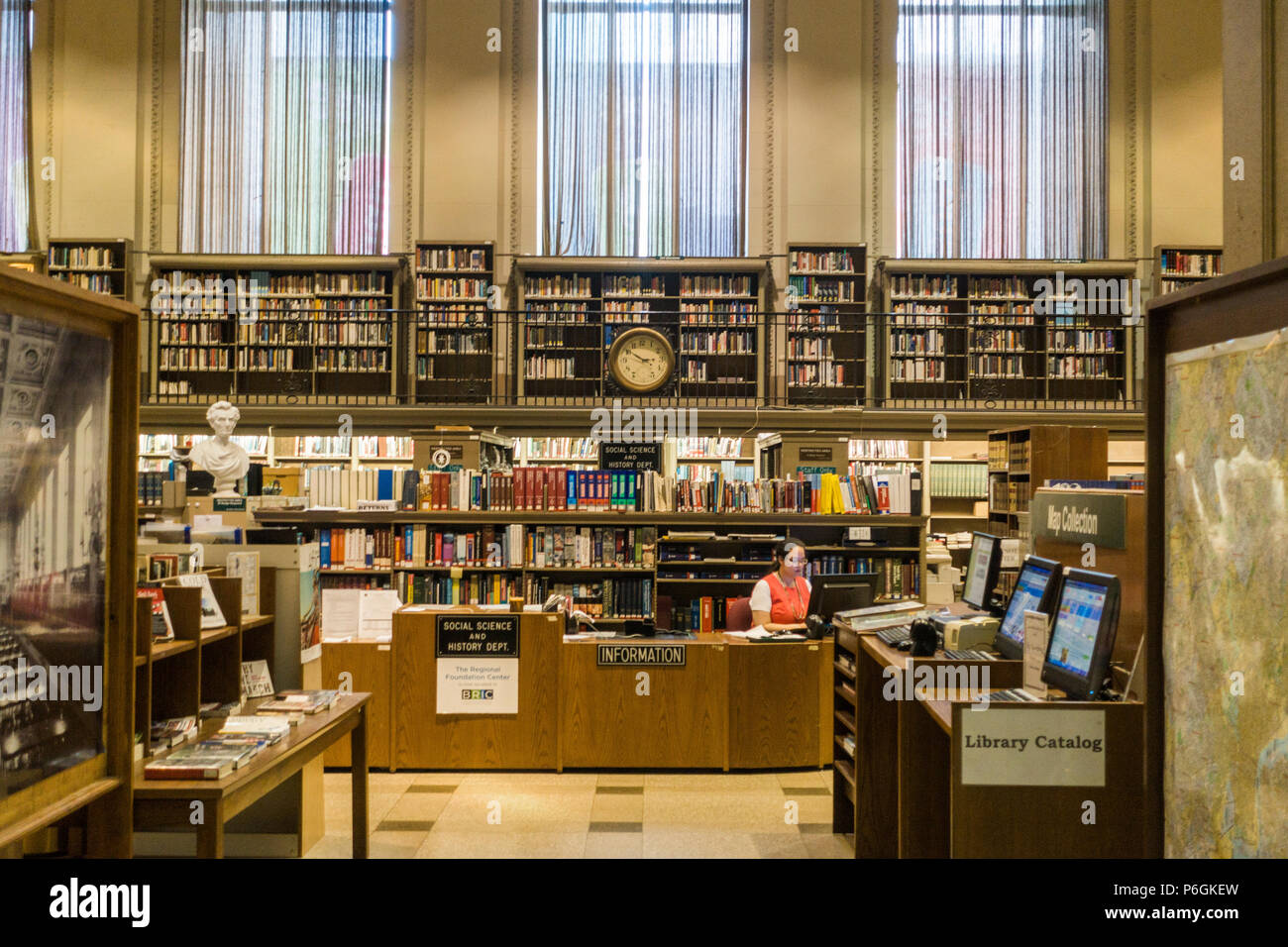Free Library of Philadelphia in Pennsylvania Stock Photo Alamy