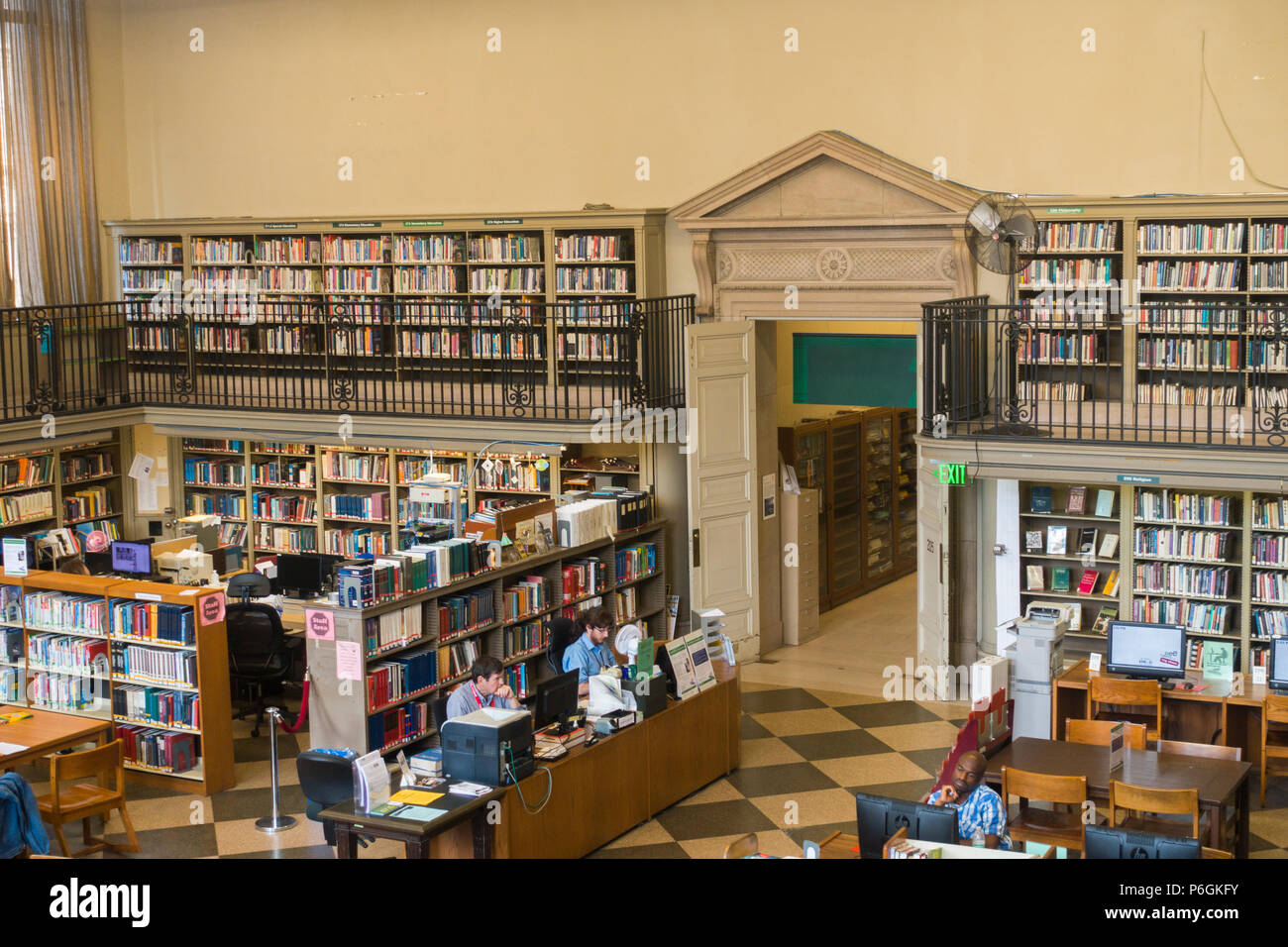 Free Library of Philadelphia in Pennsylvania Stock Photo Alamy