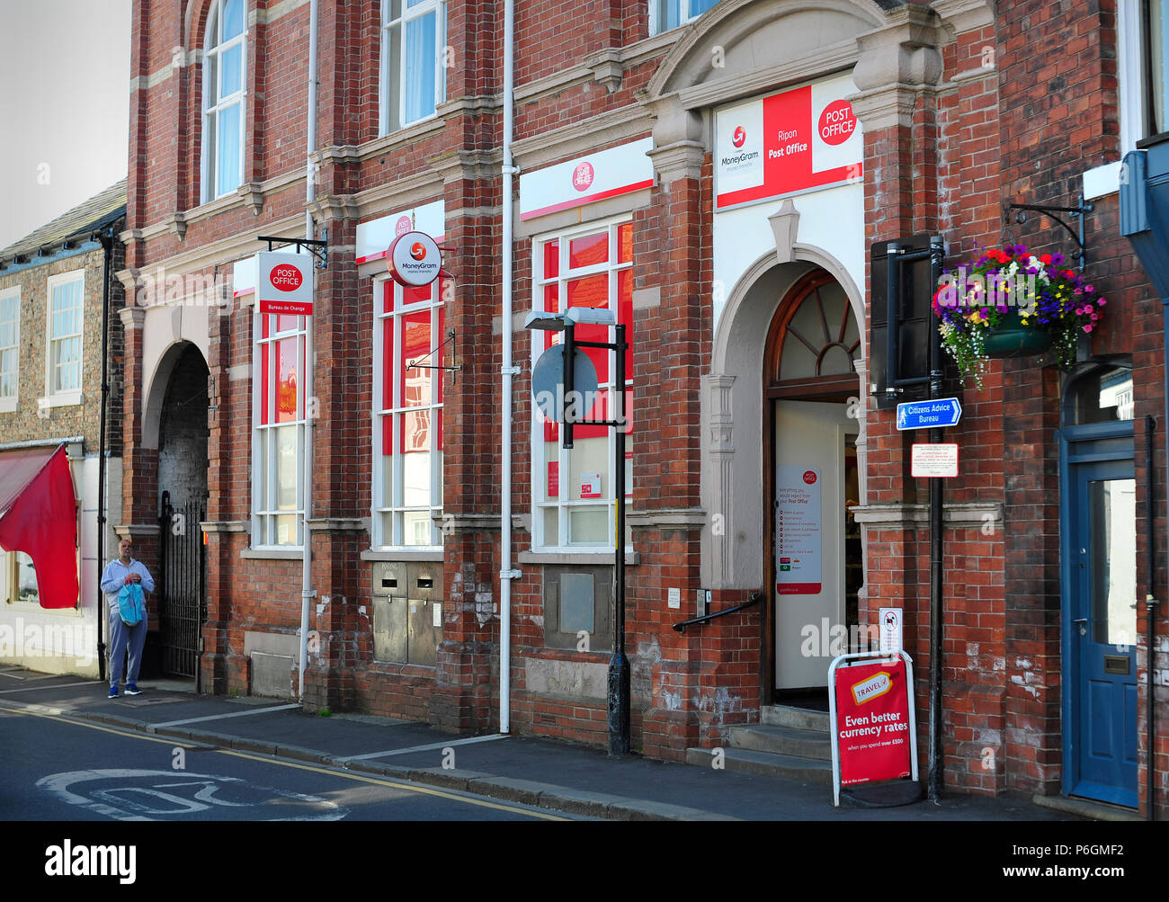 Ripon City Post Office North Yorkshire England UK Stock Photo Alamy