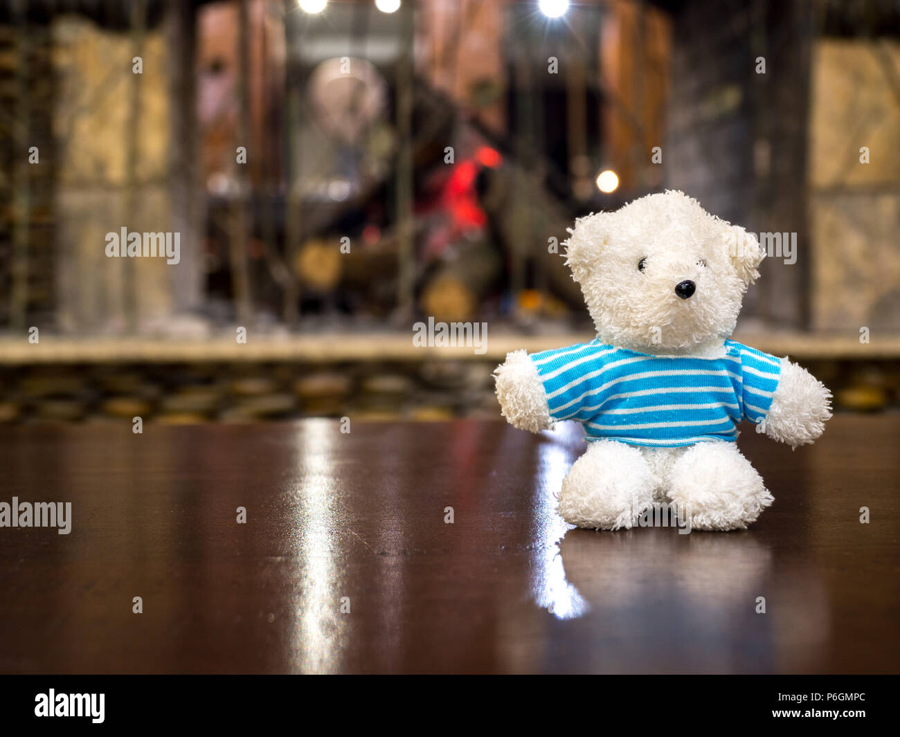 Blue engrave Teddy Bear Wear