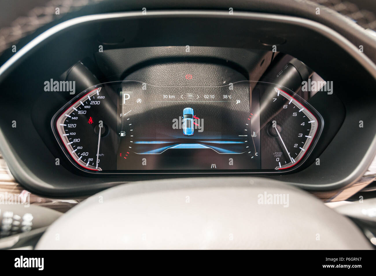Instruments Of The Large Saic Maxus D90 Suv Sold In Some Markets As An Ldv This Car Is The Rhd Version For Export Stock Photo Alamy
