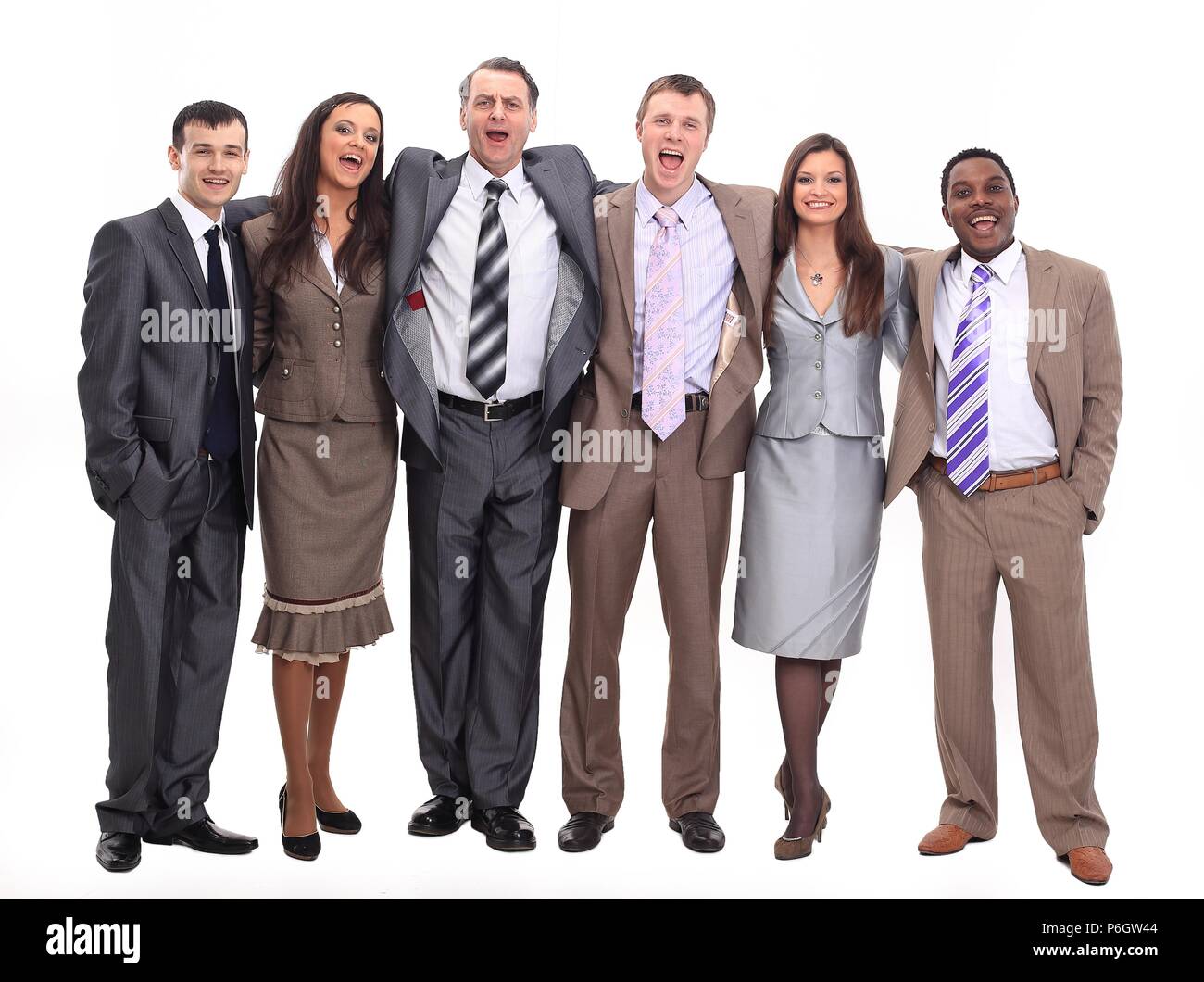 portrait of successful business team Stock Photo - Alamy