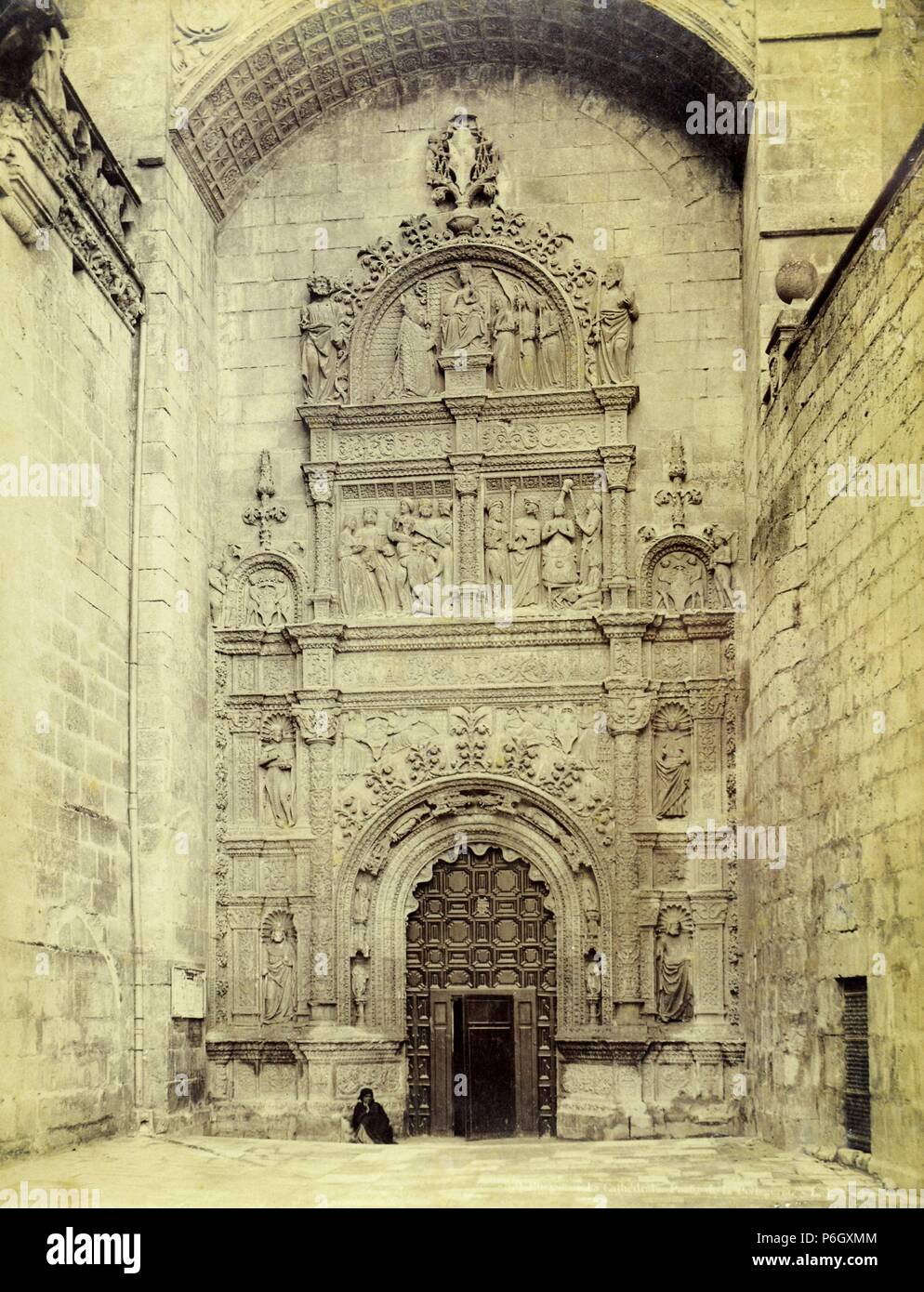Burgos, Catedral, Portada de la Pellejería Stock Photo - Alamy