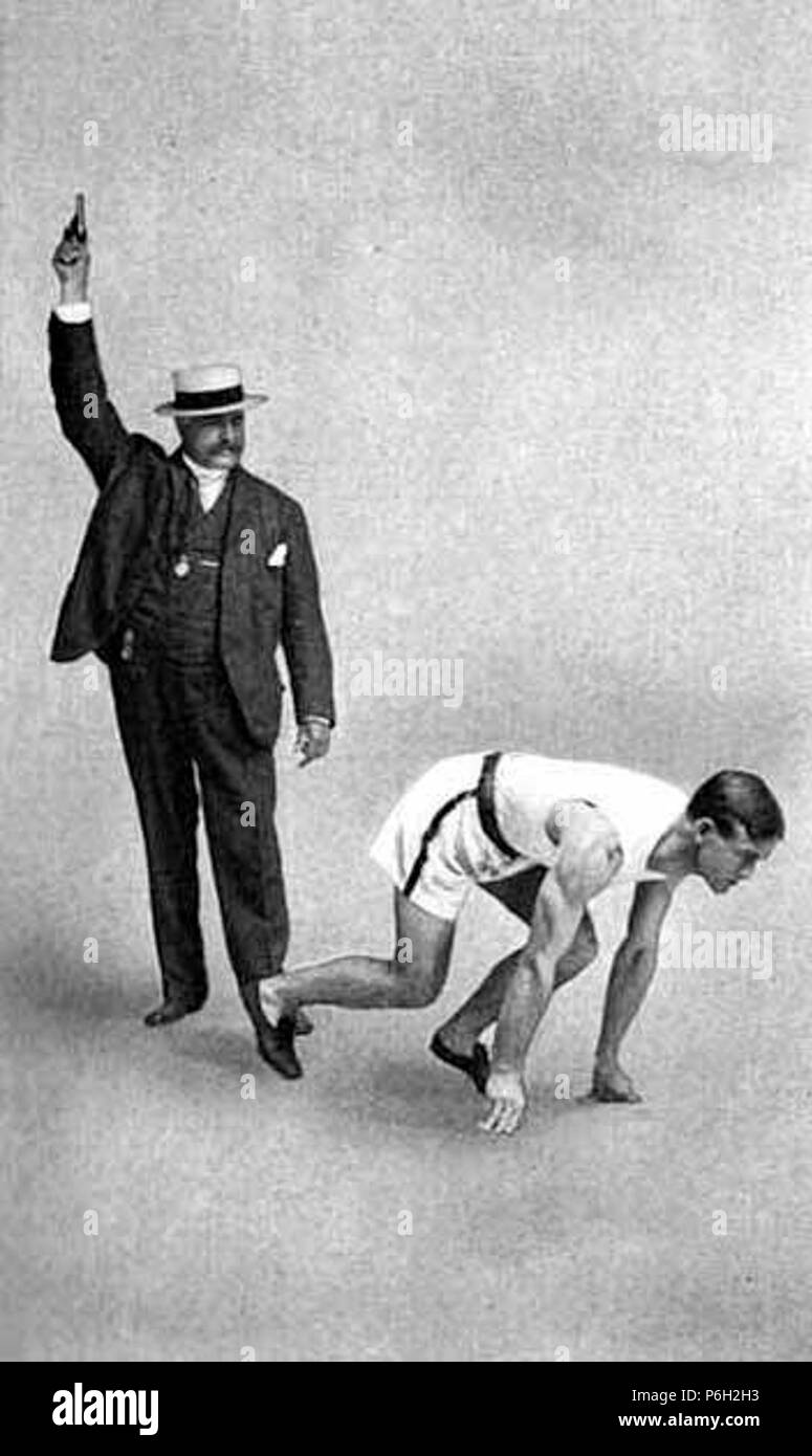 1904 Olympic sprint Stock Photo Alamy