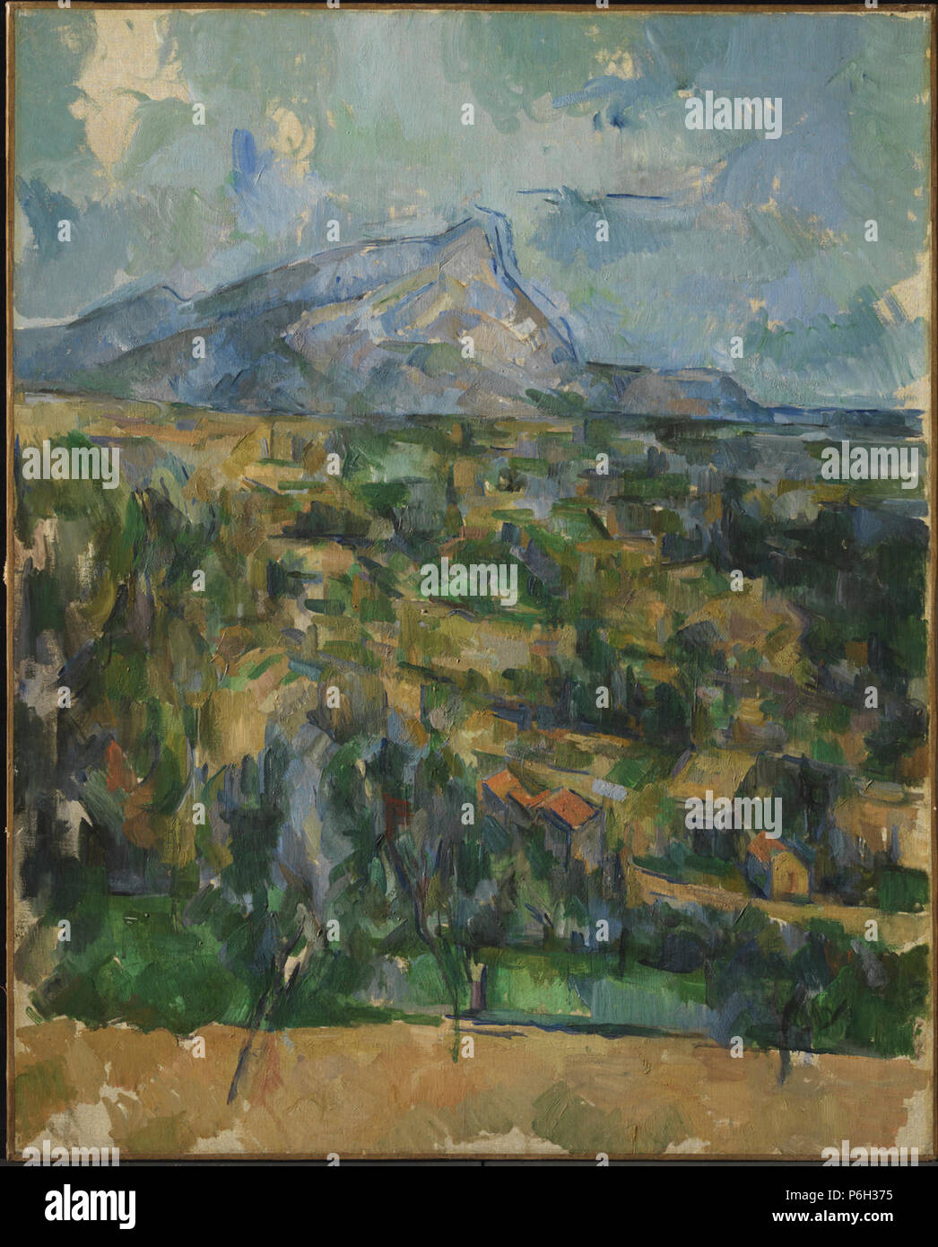 1904, Cézanne, Mont Sainte-Victoire. Stock Photo