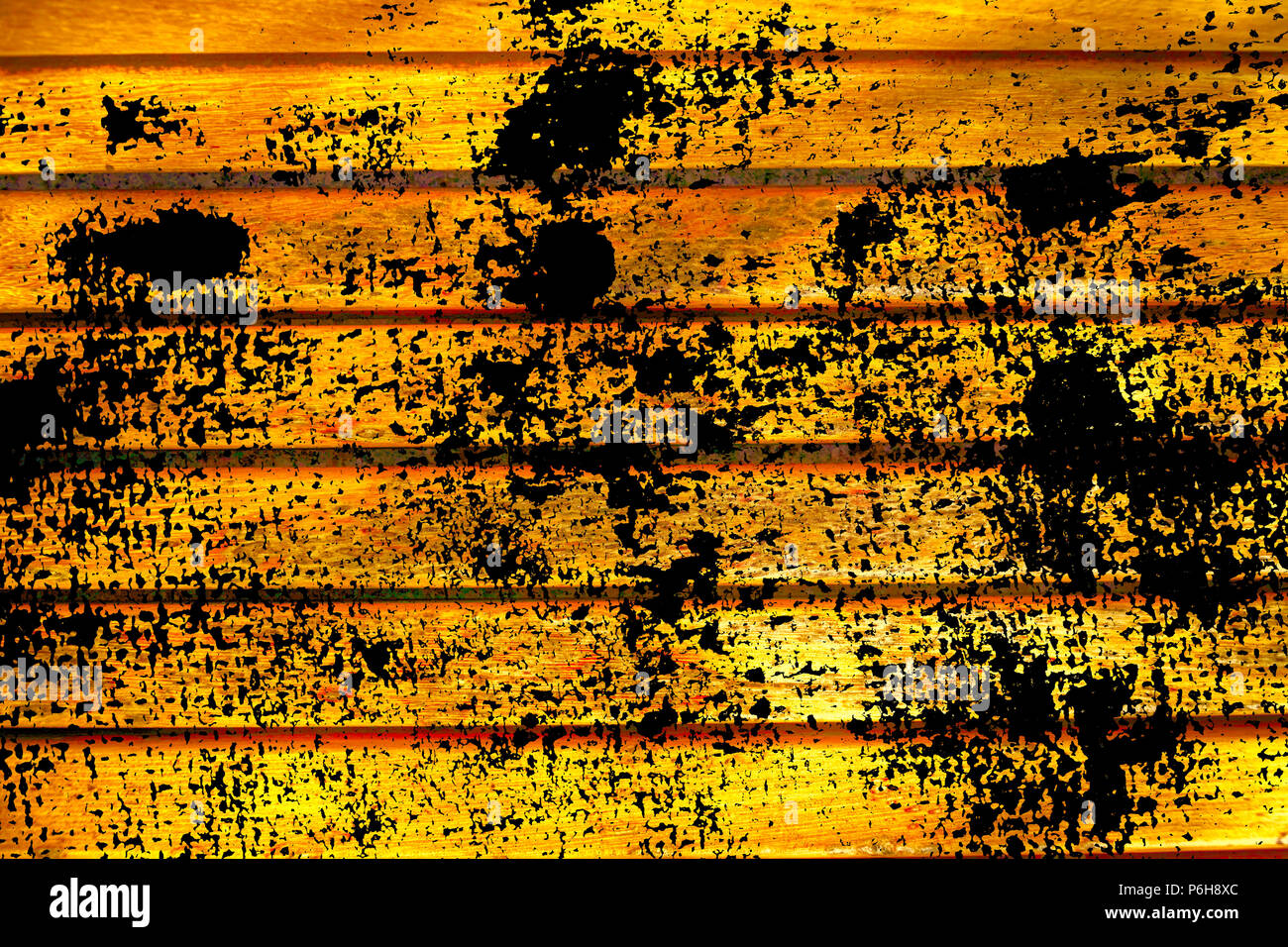 Grunge Ultra yellow Wooden bench plank texture for web site or mobile ...