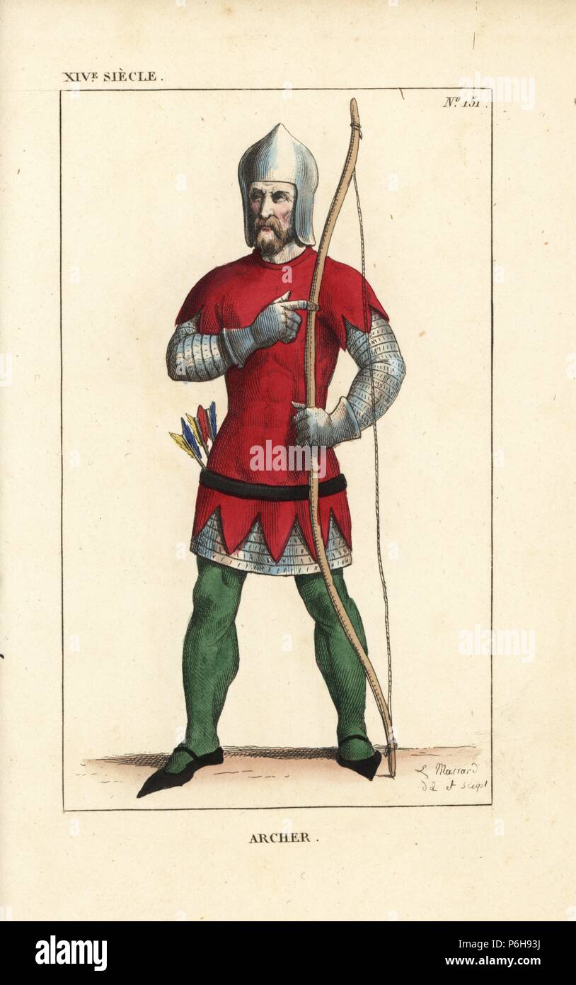 14th century archer hires stock photography and images Alamy