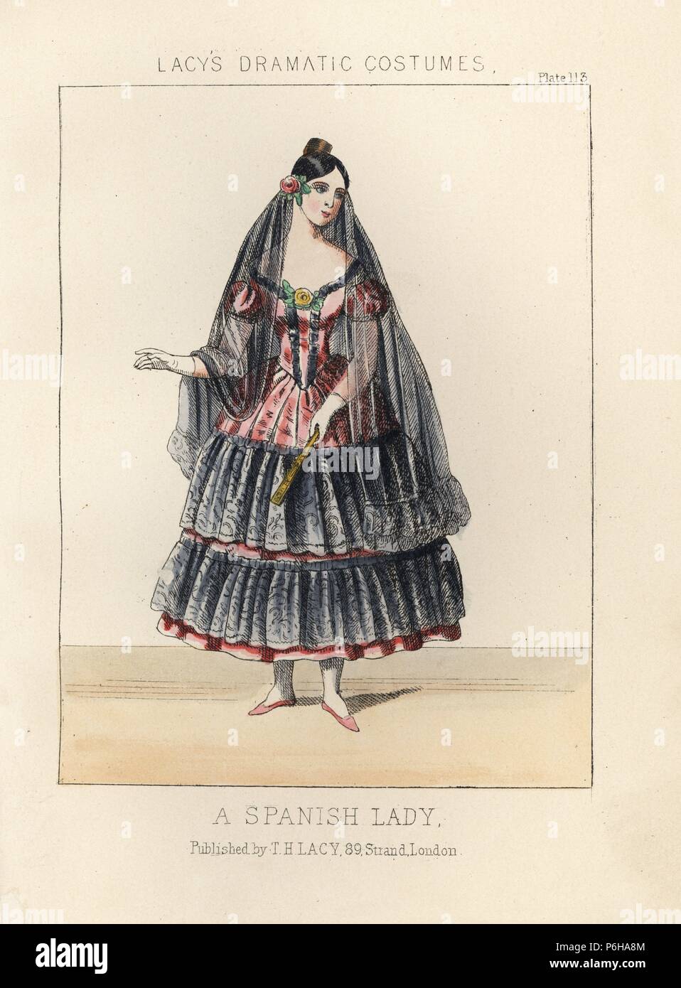 Spanish lady with fan hires stock photography and images Alamy