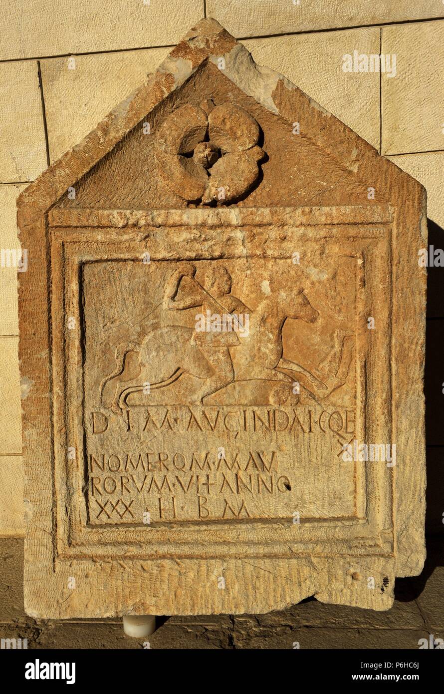 Tombstone with latin inscription hi-res stock photography and images ...