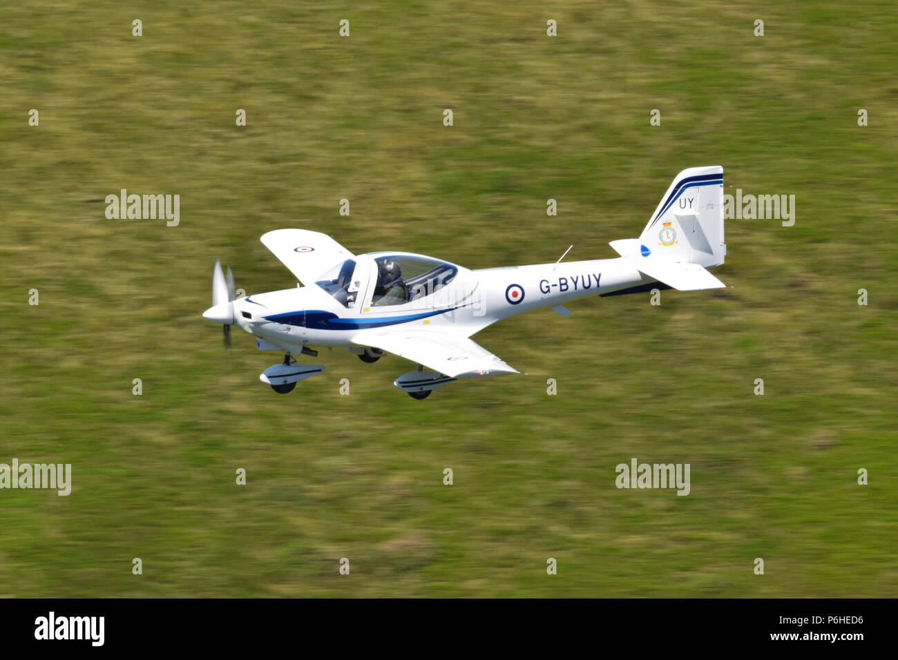 G-BYUY RAF Pilot Training Grob G115E Stock Photo