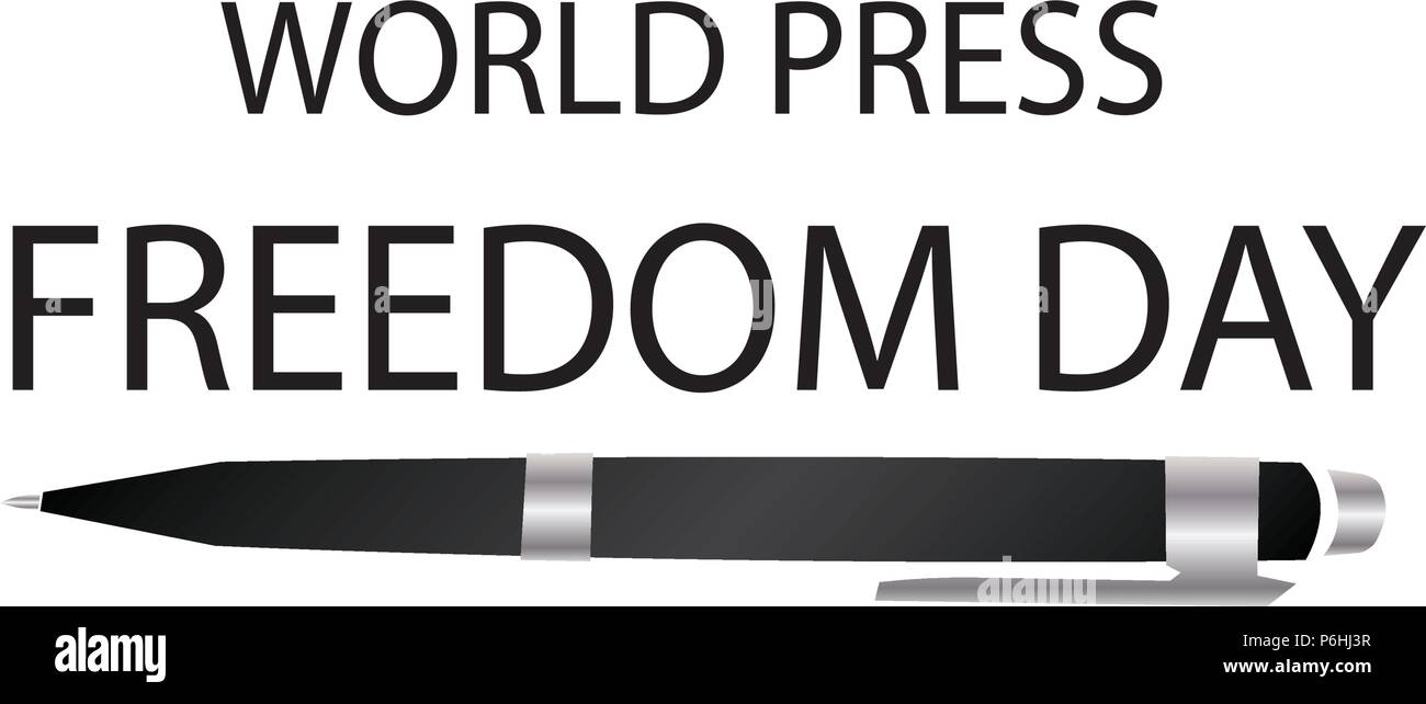 World Press freedom day Stock Vector