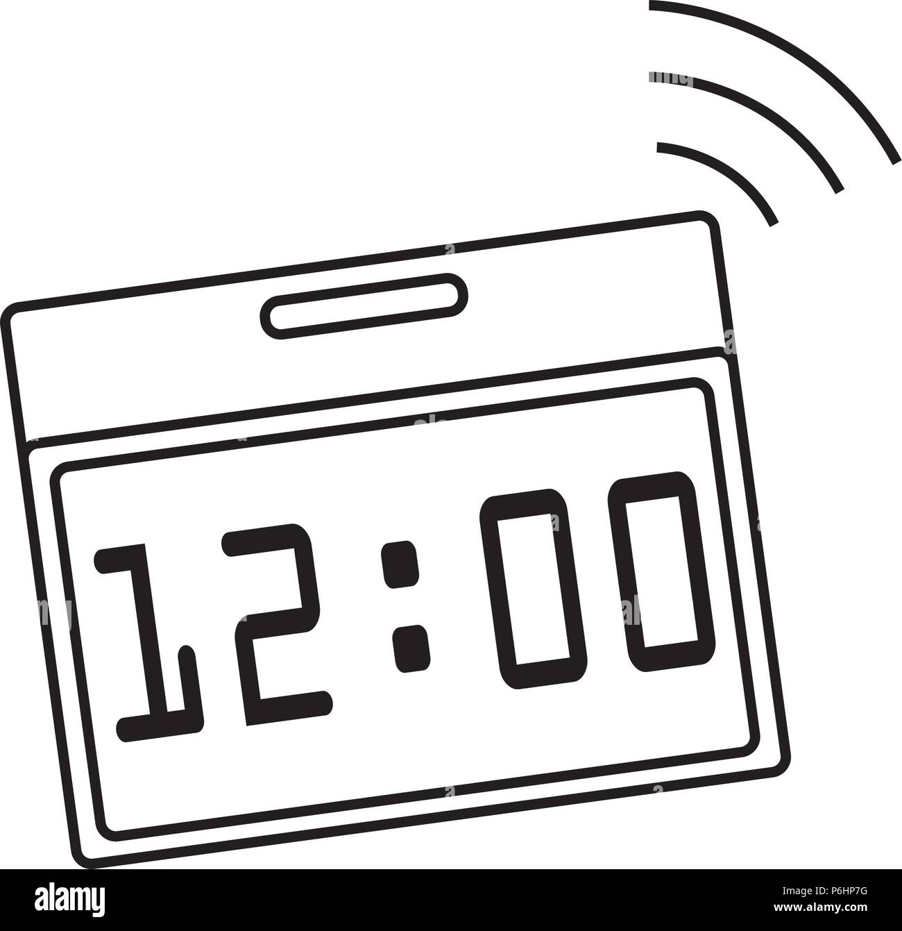 Abstract clock object Stock Vector Image & Art - Alamy