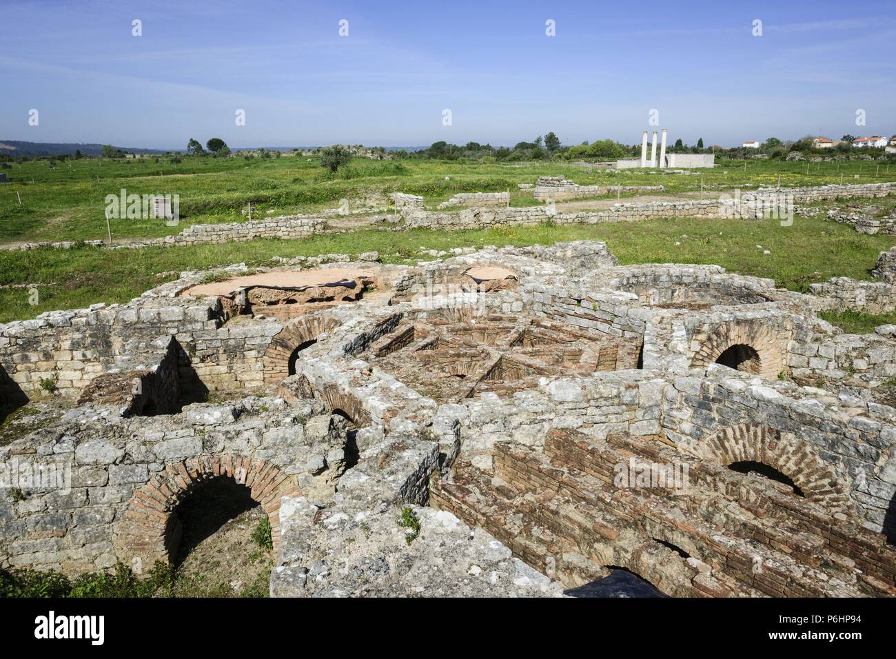 termas romanas,casa de Cantaber,Conimbriga, ciudad del Conventus  Scallabitanus, provincia romana de Lusitania, cerca de Condeixa-a-Nova,  distrito de Coimbra, Portugal, europa Stock Photo - Alamy