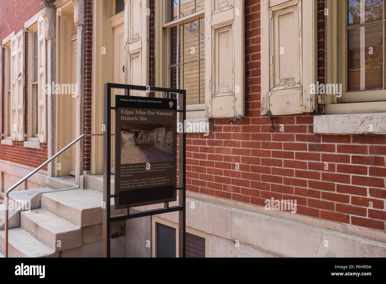 Edgar Allan Poe National Historic Site Philadelphia PA Stock Photo Alamy