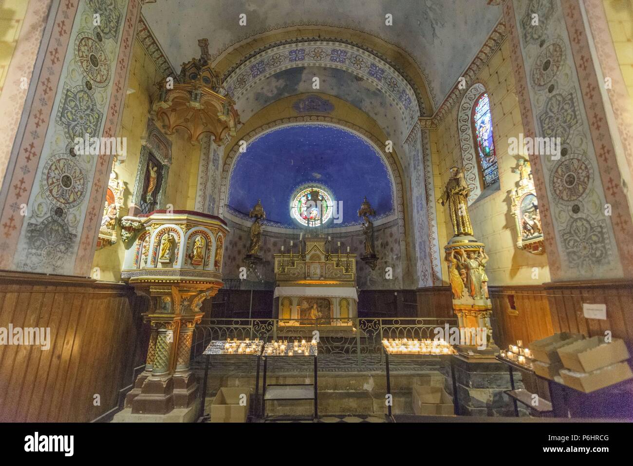iglesia de SainteMarieMadeleine, RennesleChateau, departamento del