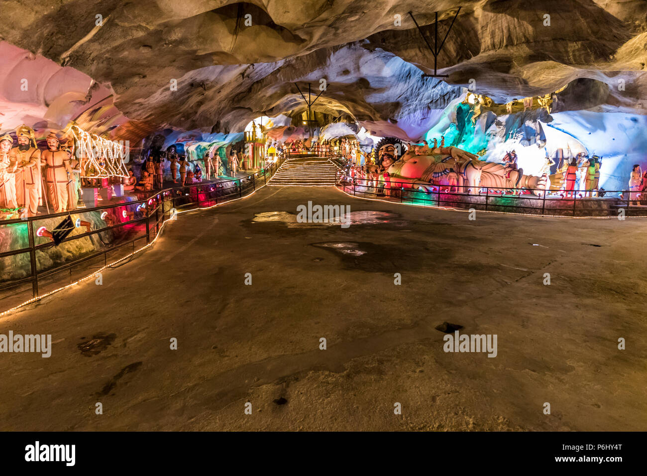 Inside the Ramayana cave at Batu Caves attraction Kuala Lumpur Malaysia  Stock Photo - Alamy