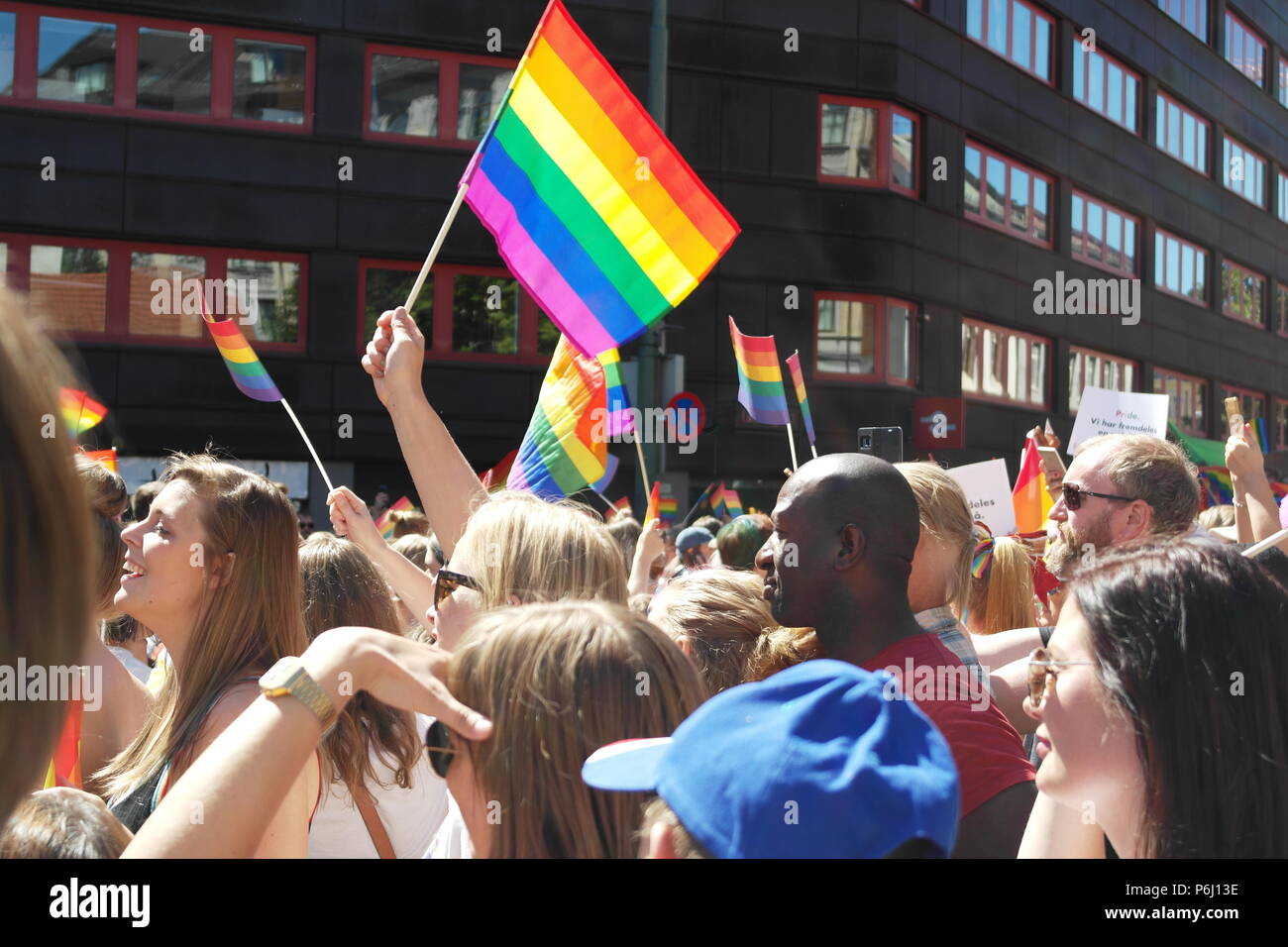 Pride celebration in Oslo, Norway Stock Photo Alamy