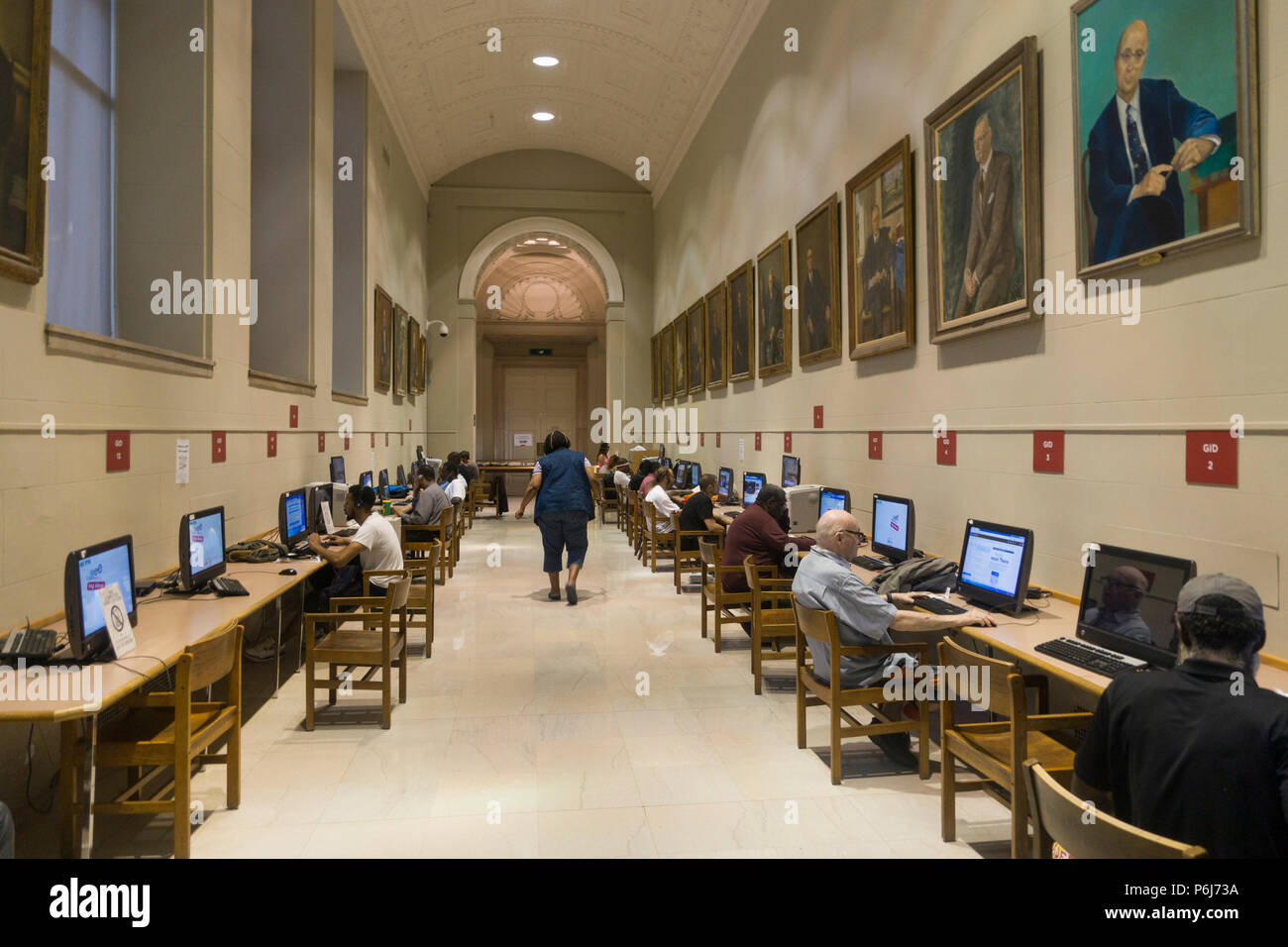 free library of Philadelphia PA Stock Photo Alamy