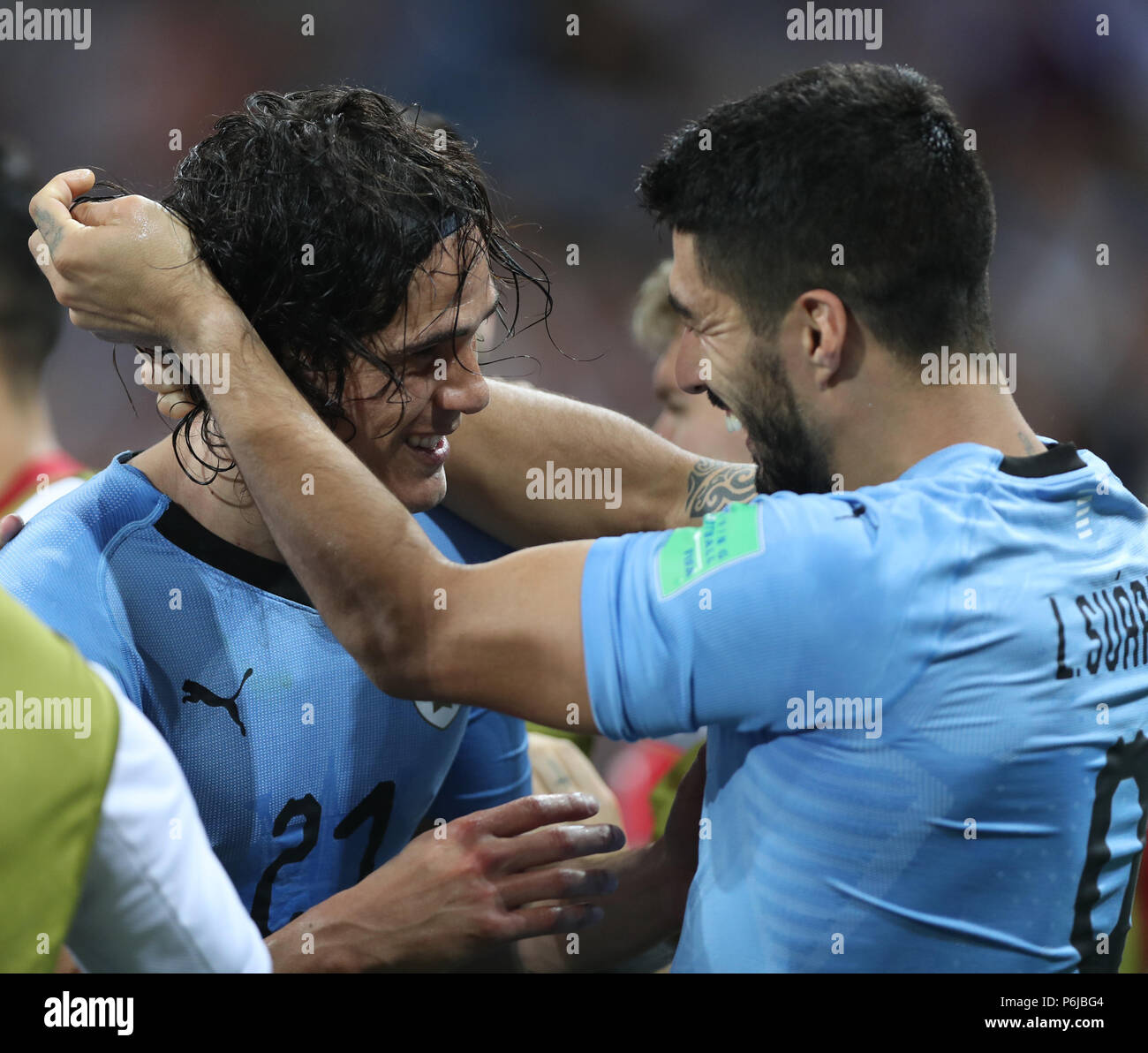 31 July 2022, Uruguay, Montevideo: Luis Suarez (M) at his