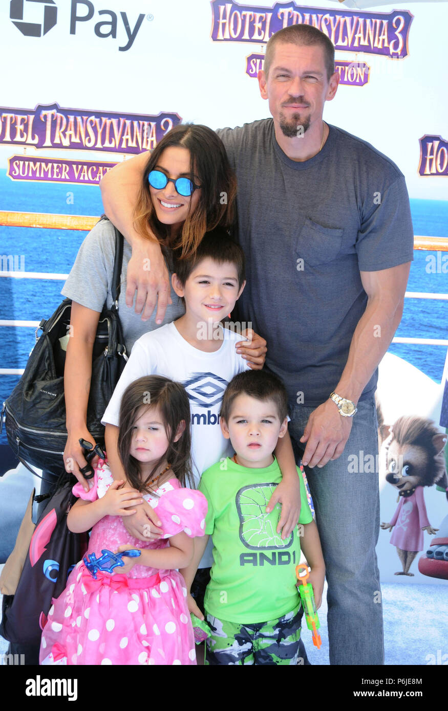 Sarah Shahi: Bikini Family Vacation with Shirtless Steve Howey