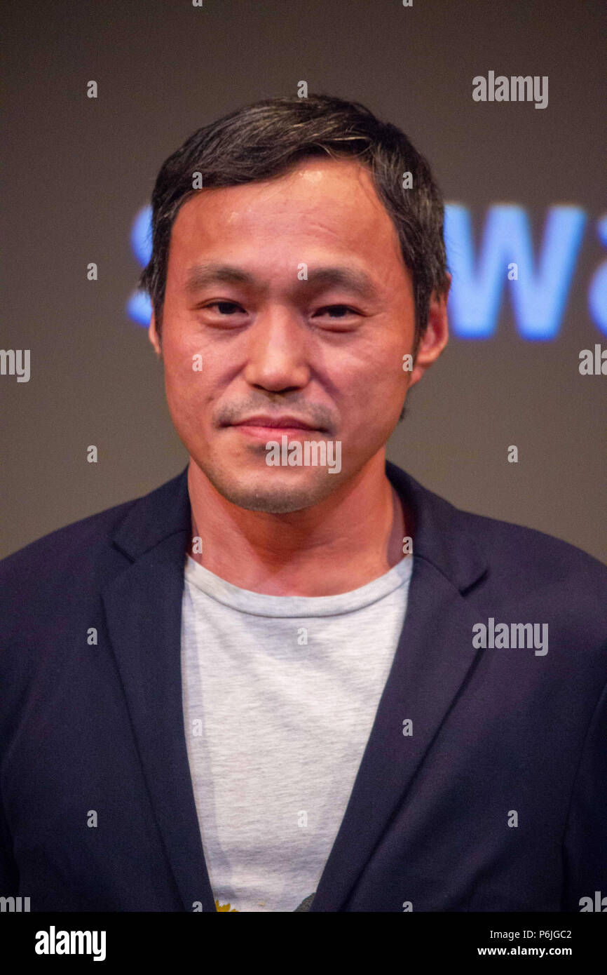 New York, USA. 29th Jun, 2018. Japanese director Masanori Tominaga at the 2018 New York Asian Film Festival on June 29, 2018. Credit: Jeremy Burke/Alamy Live News Stock Photo