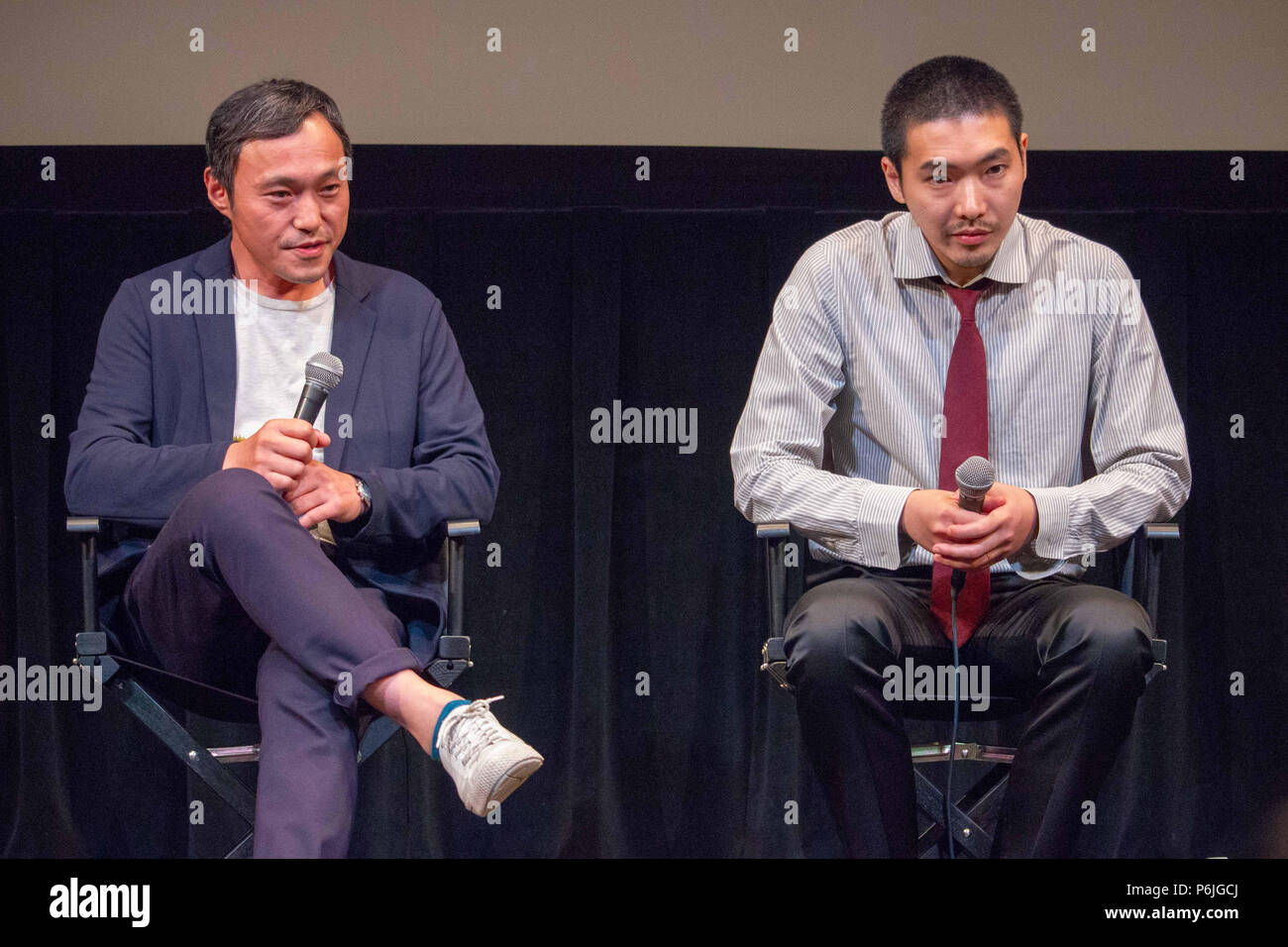 New York USA 29th Jun 2018 Japanese Director Masanori Tominaga And new-york-usa-29th-jun-2018-japanese-director-masanori-tominaga-and