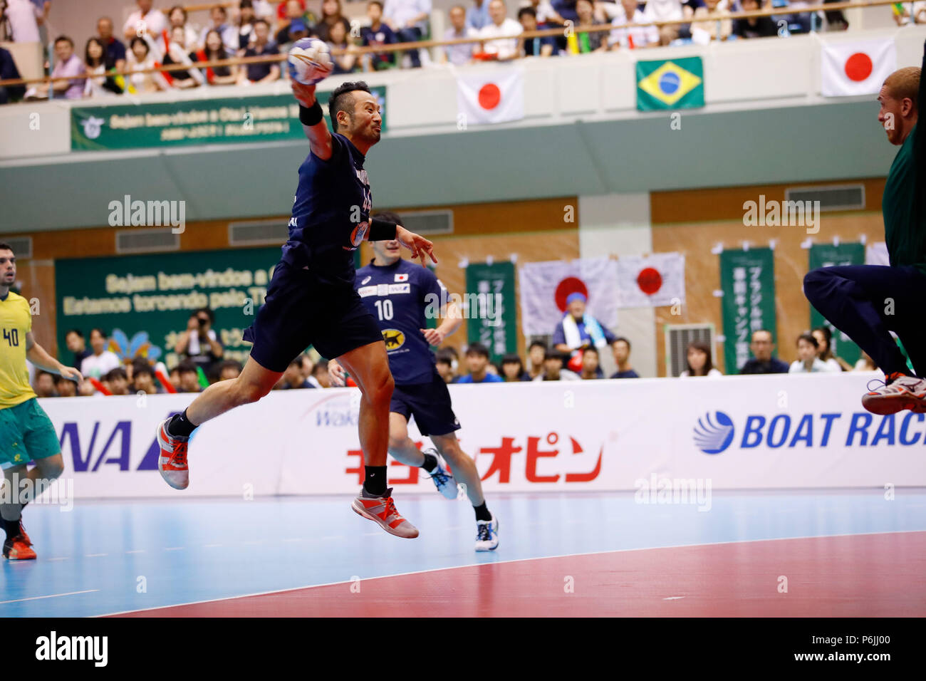 Tokyo, Japan. 30th June, 2018. ? Tetsuya Kadoyama (JPN) Handball