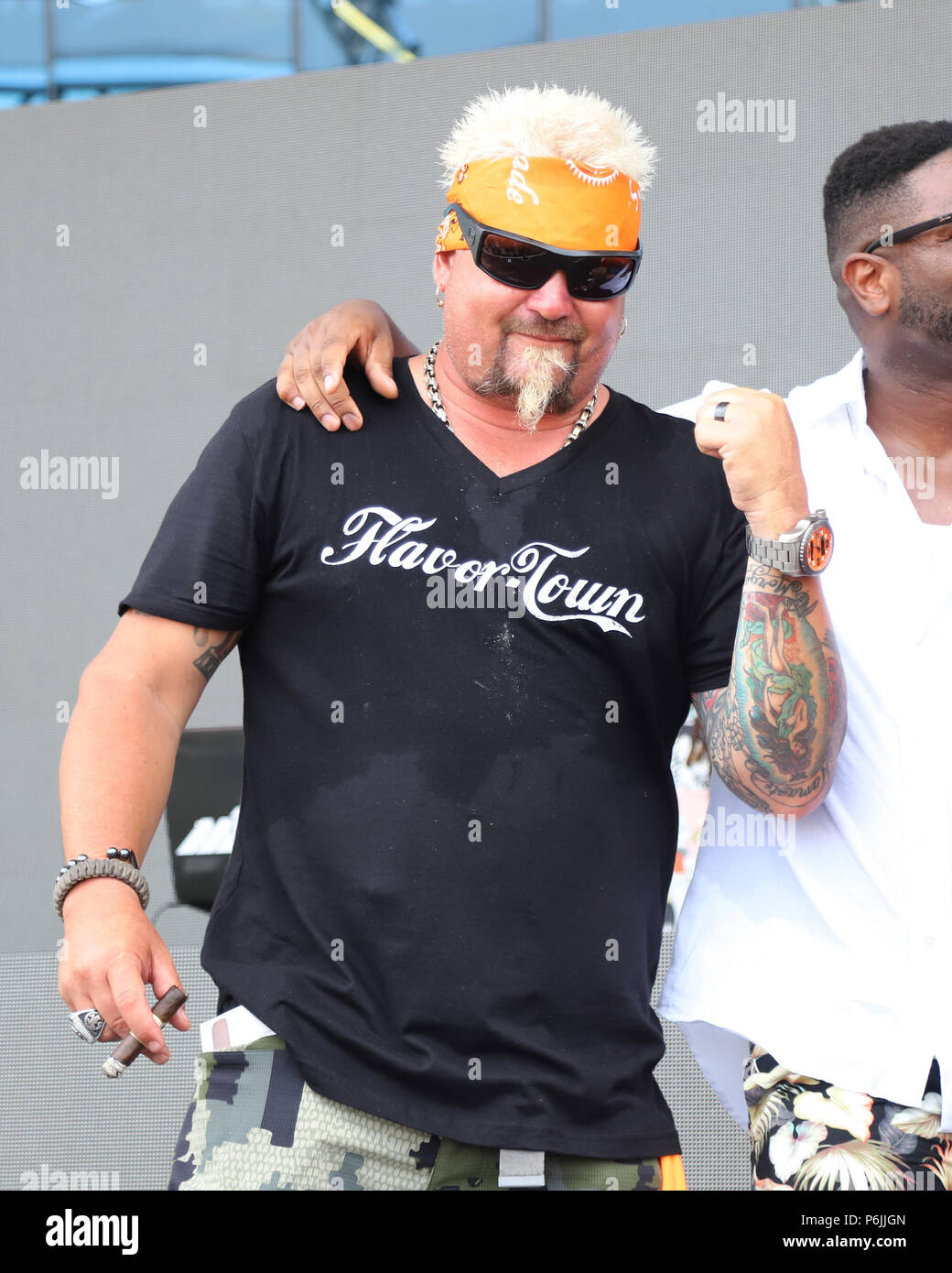 Miami Beach Fl June 30 Guy Fieri At The Fontainebleau Miami Beach For The 2018 Dj Irie Weekend Sponsored By Jungle Island On June 30 2018 In Miami Florida People Guy Fieri Stock Photo Alamy
