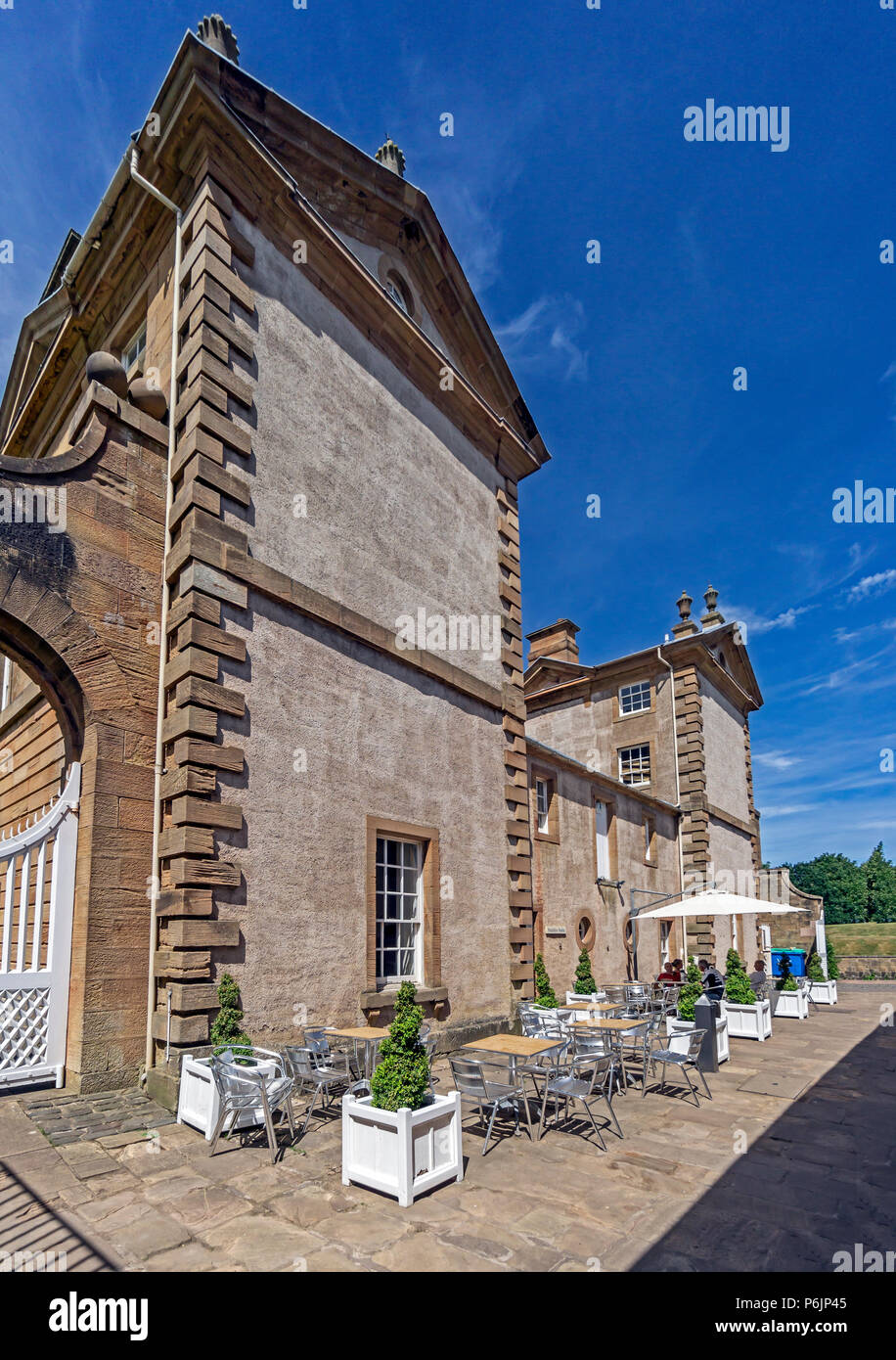 Rear view of Chatelherault Estate in Chatelherault Country Park Ferniegair Hamilton Lanarkshire
